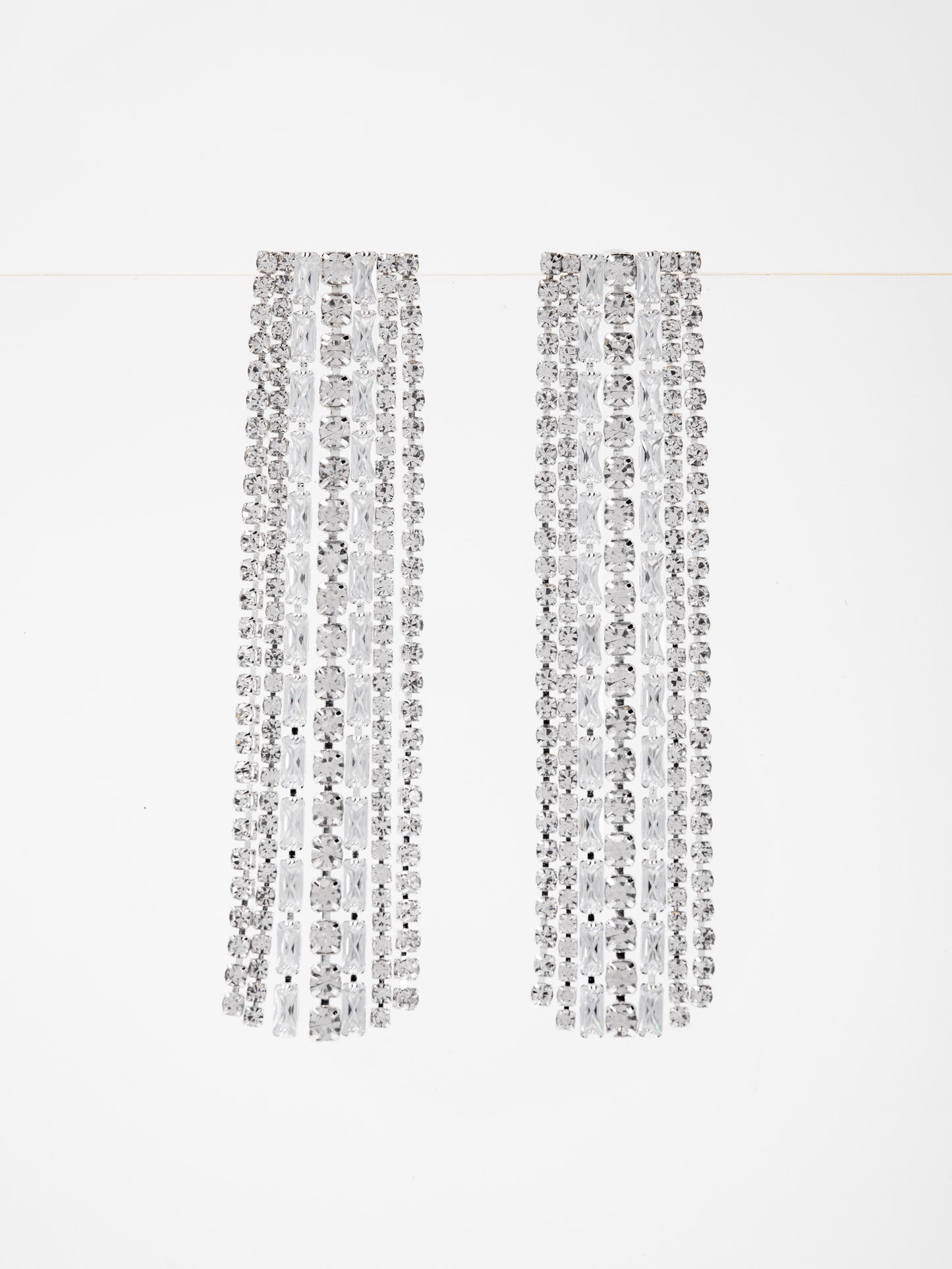 Stella Statement Drop Rhinestone Earrings
