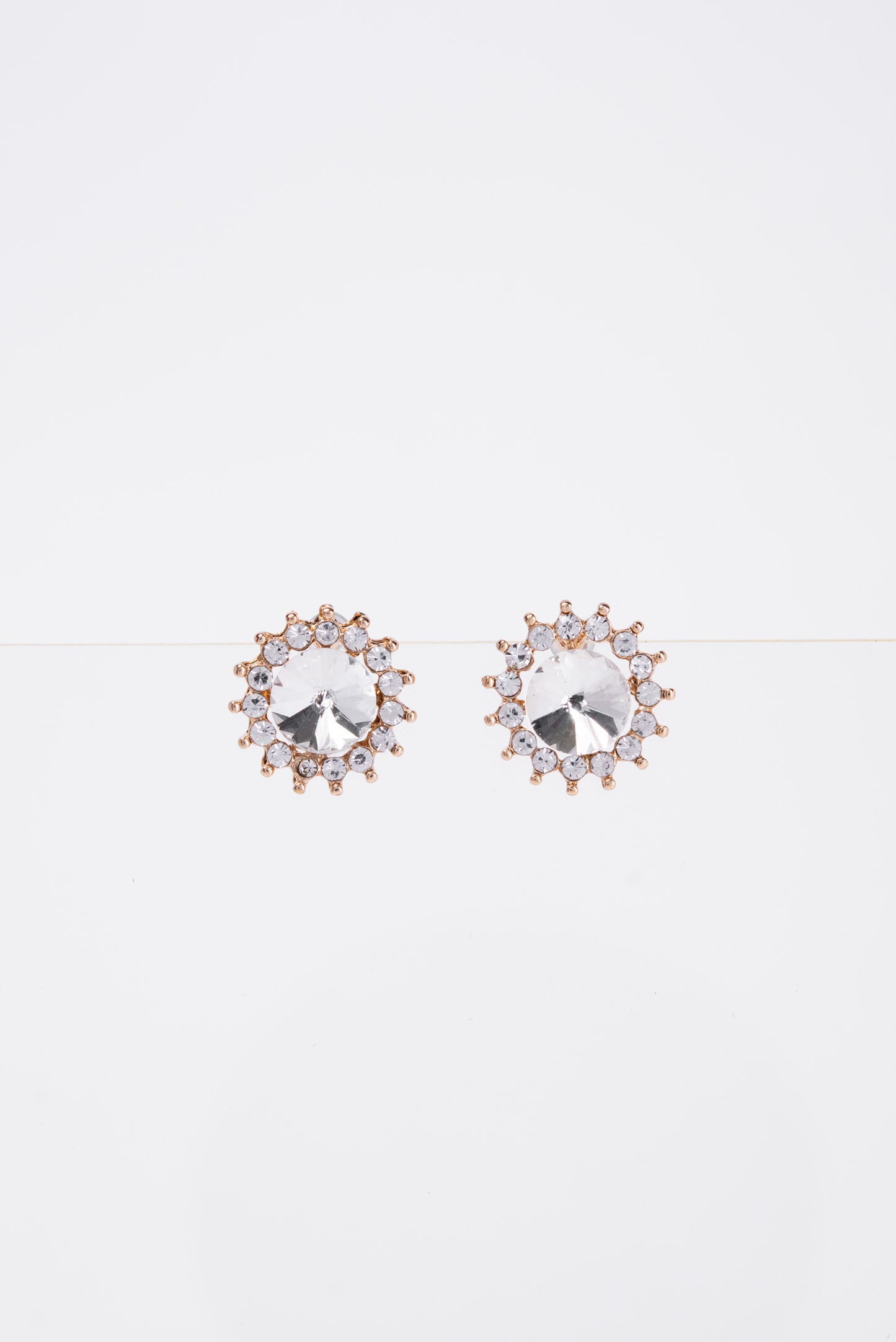 Christa Stone Flower Daisy Stud Post Earring