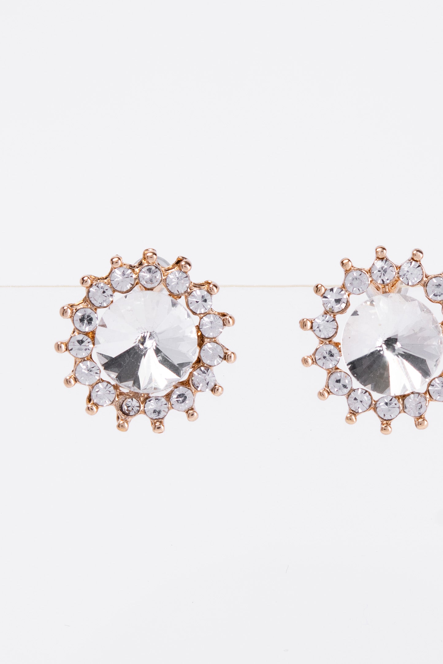 Christa Stone Flower Daisy Stud Post Earring