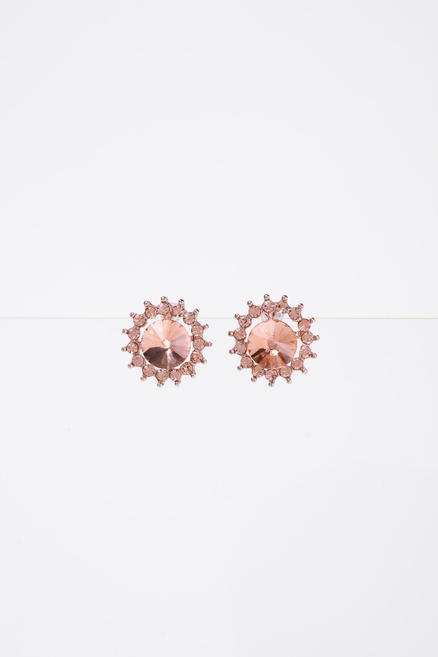 Christa Stone Flower Daisy Stud Post Earring