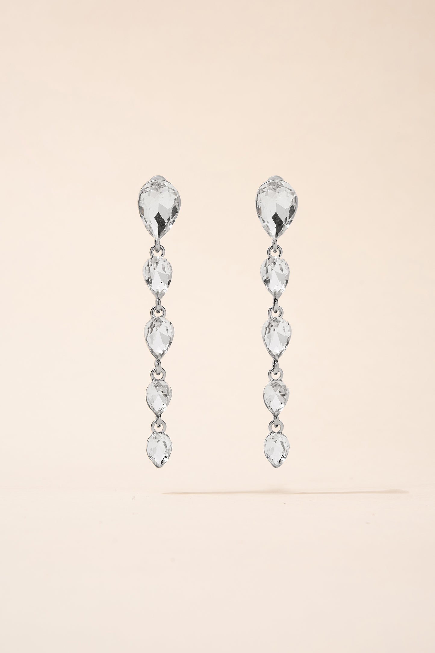 Isla Teardrop 5-Tiered Drop Earrings