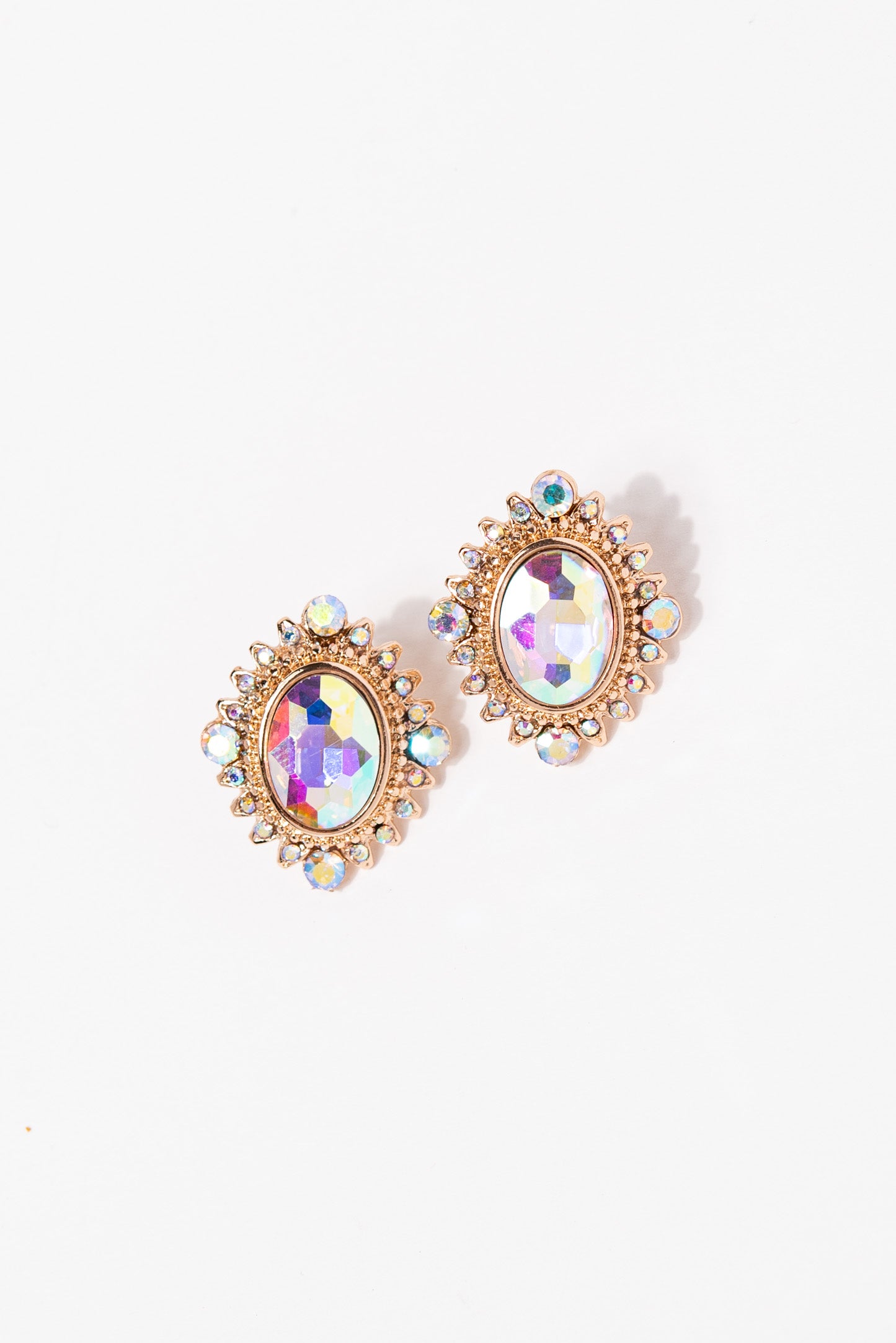 Chloe Spike Ray Trim Earrings