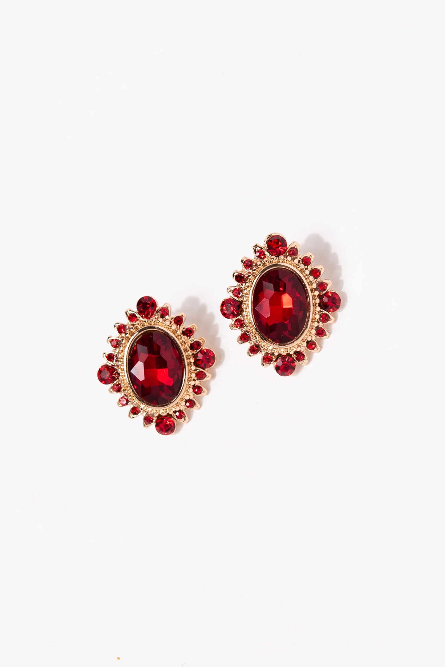 Chloe Spike Ray Trim Earrings