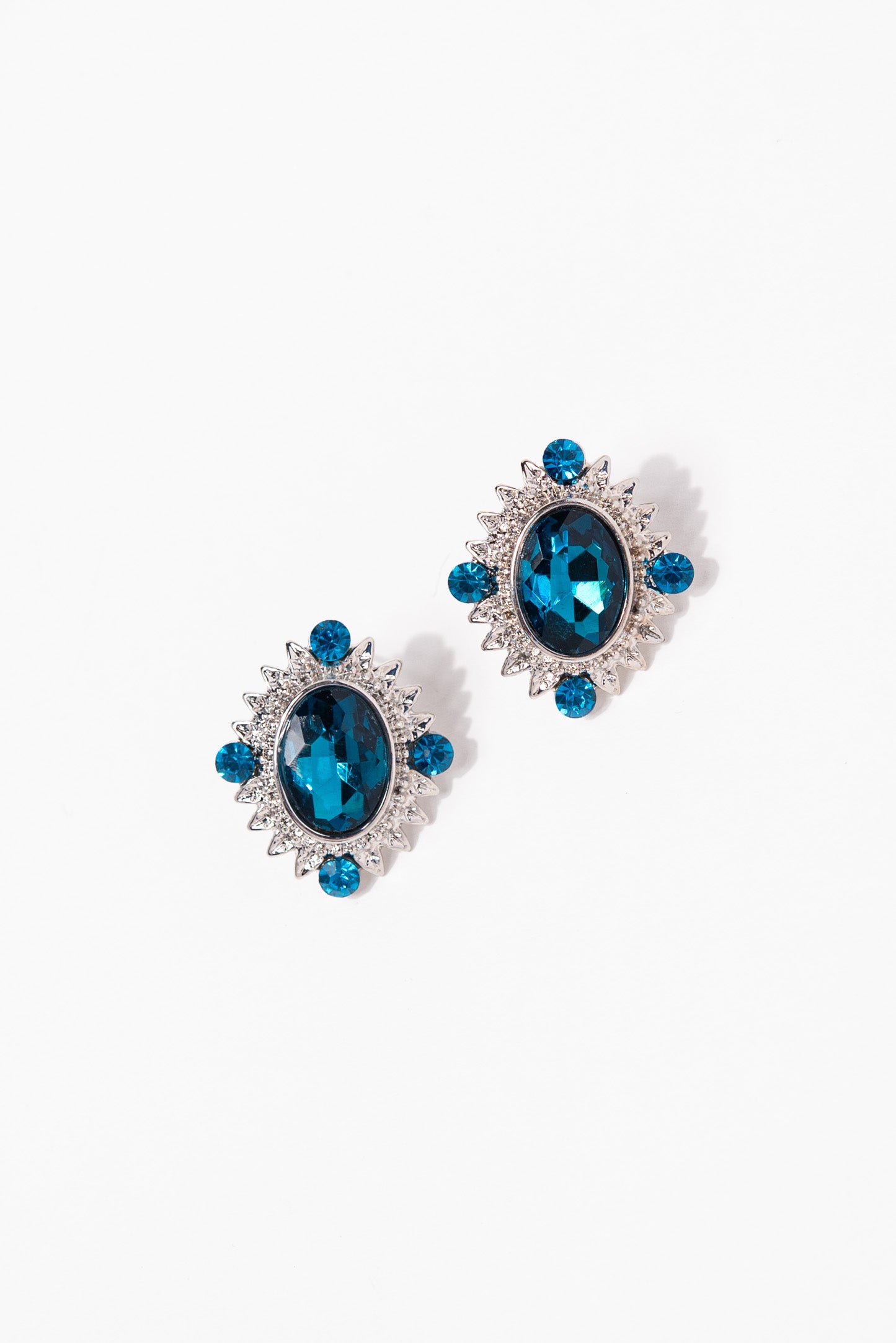 Chloe Spike Ray Trim Earrings