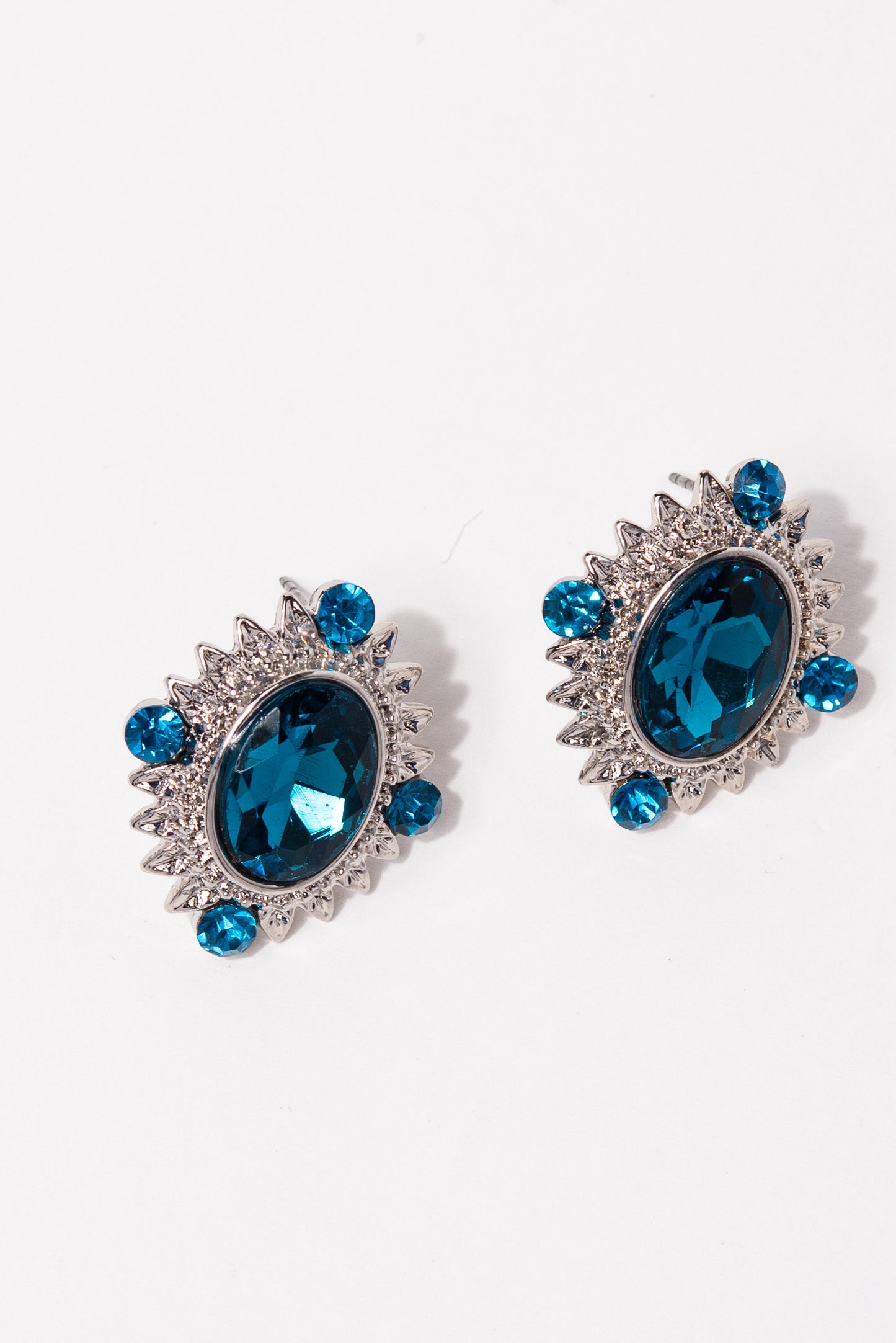 Chloe Spike Ray Trim Earrings