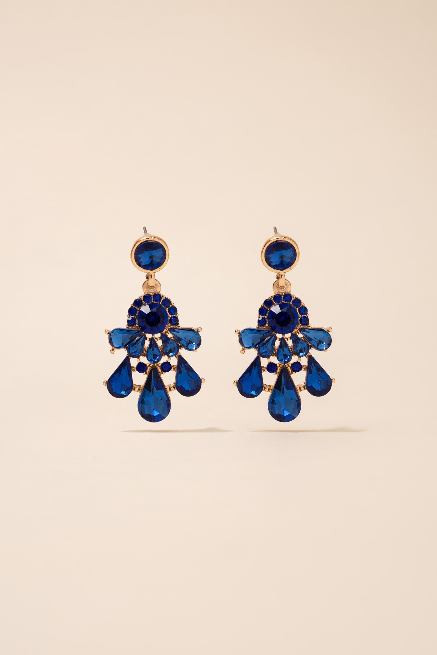 Janet Small Teardrop Chandelier Earrings