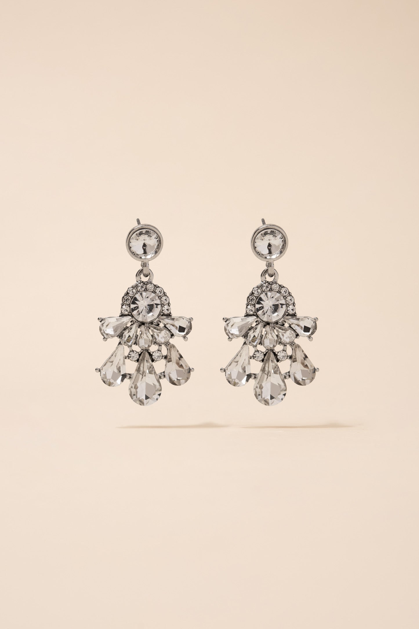 Janet Small Teardrop Chandelier Earrings