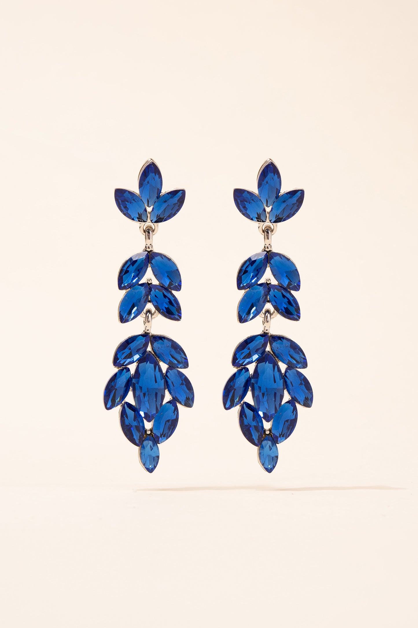 Full Bloom Floral Drop Post Earrings
