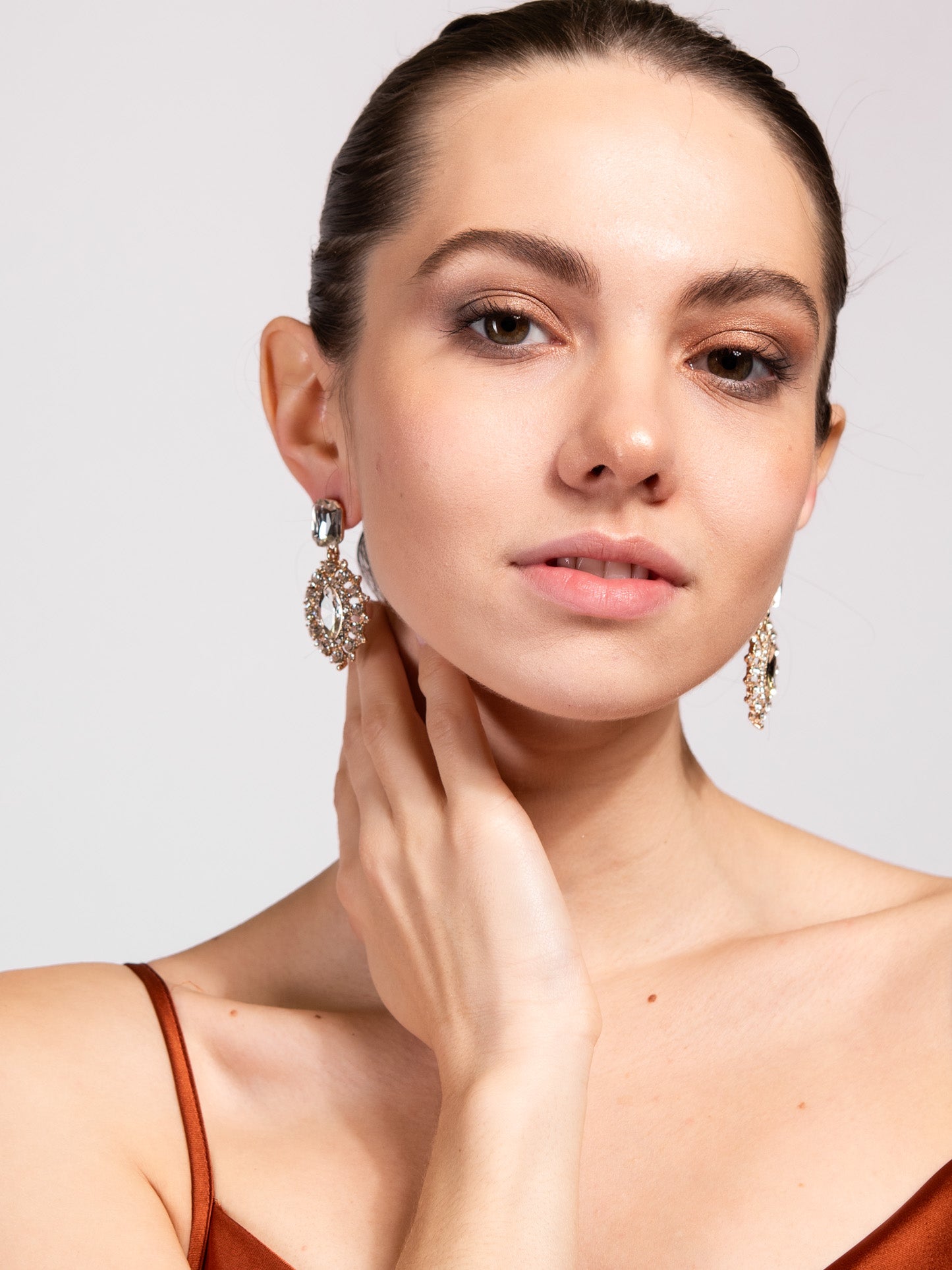 Clementine Two Tier Dangle Earrings