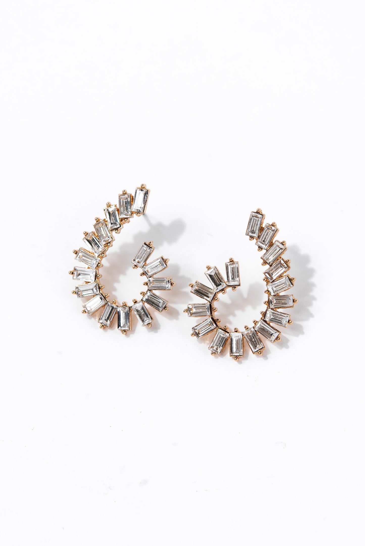 Noemi Vine Baguette Post Earrings