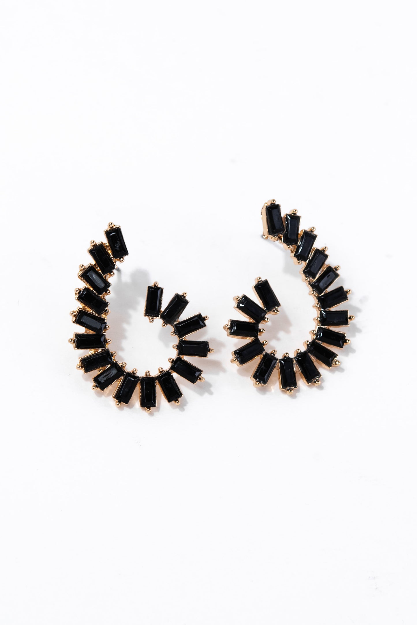 Noemi Vine Baguette Post Earrings