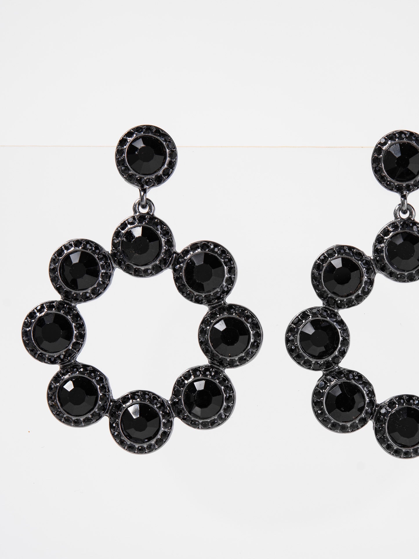 Anastasia Metal Rhinestone Drop Dangle Earrings