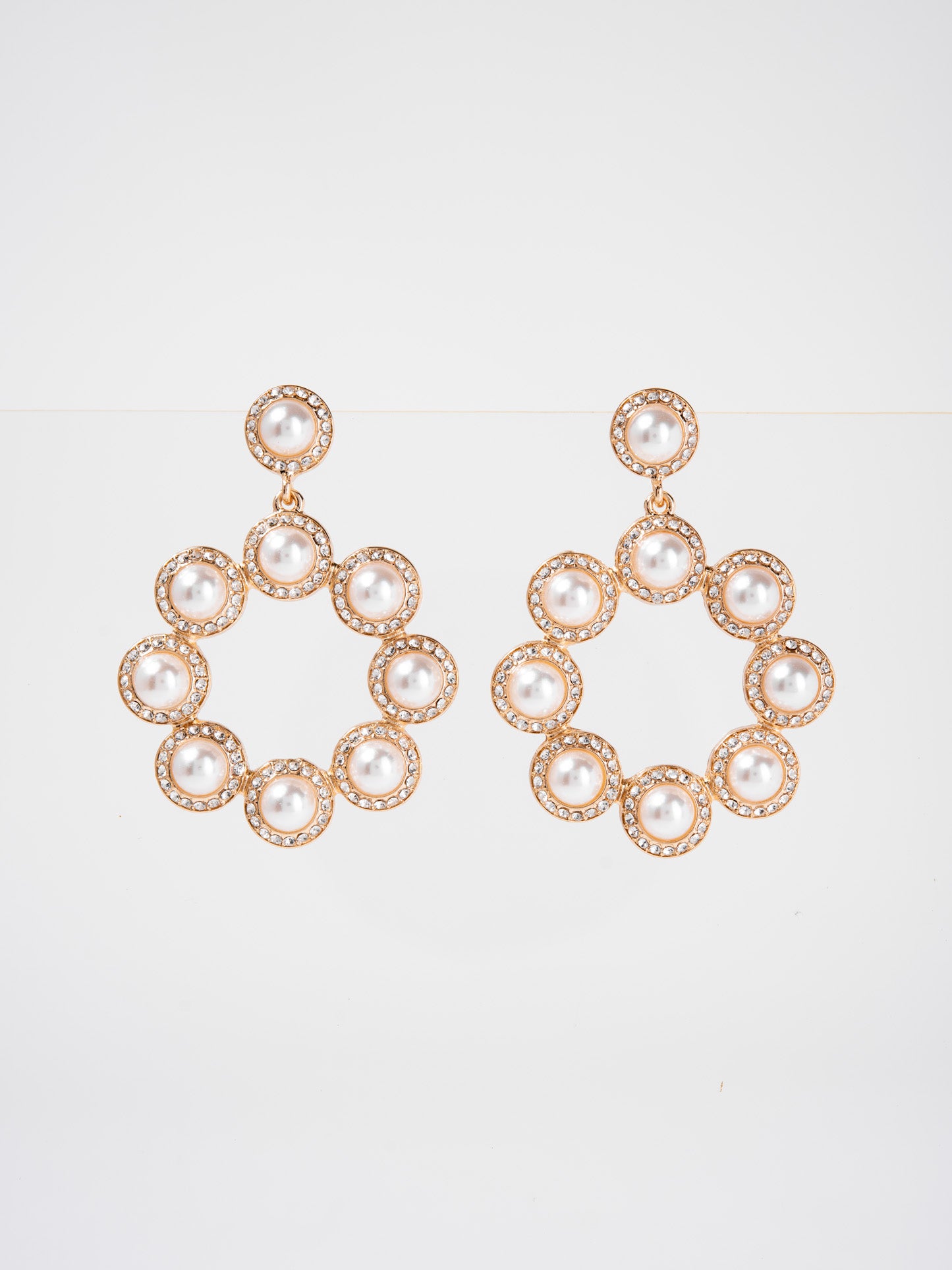 Anastasia Metal Rhinestone Drop Dangle Earrings