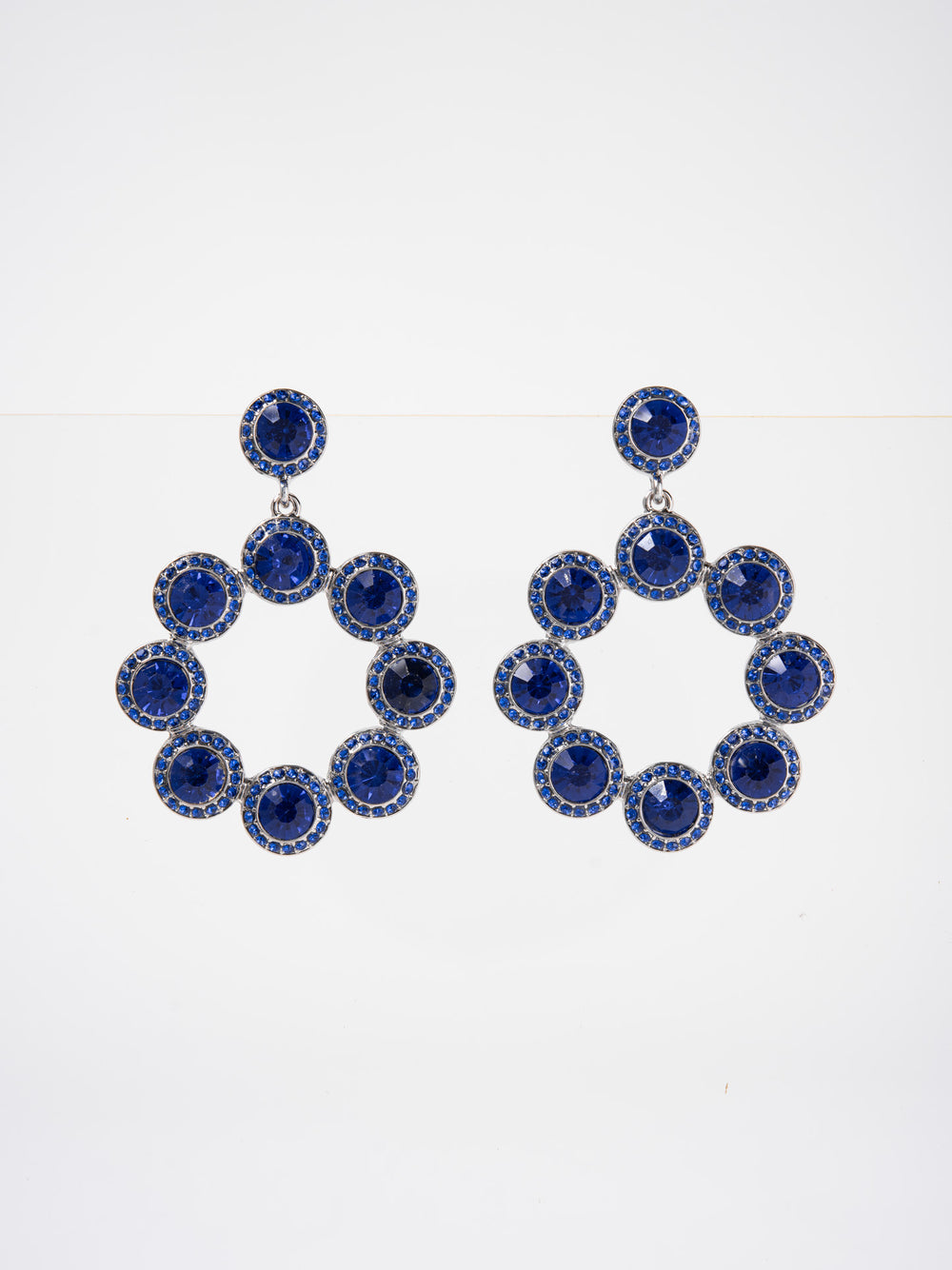 Anastasia Metal Rhinestone Drop Dangle Earrings