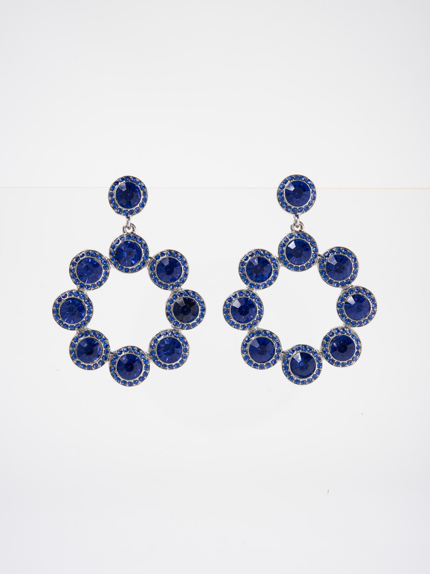 Anastasia Metal Rhinestone Drop Dangle Earrings