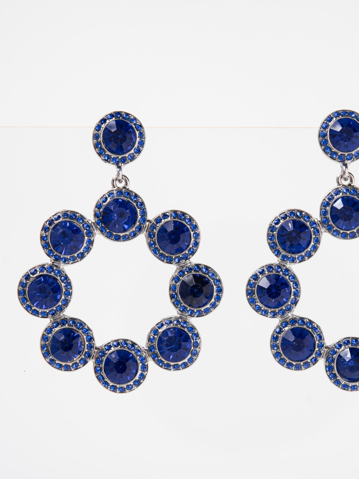 Anastasia Metal Rhinestone Drop Dangle Earrings