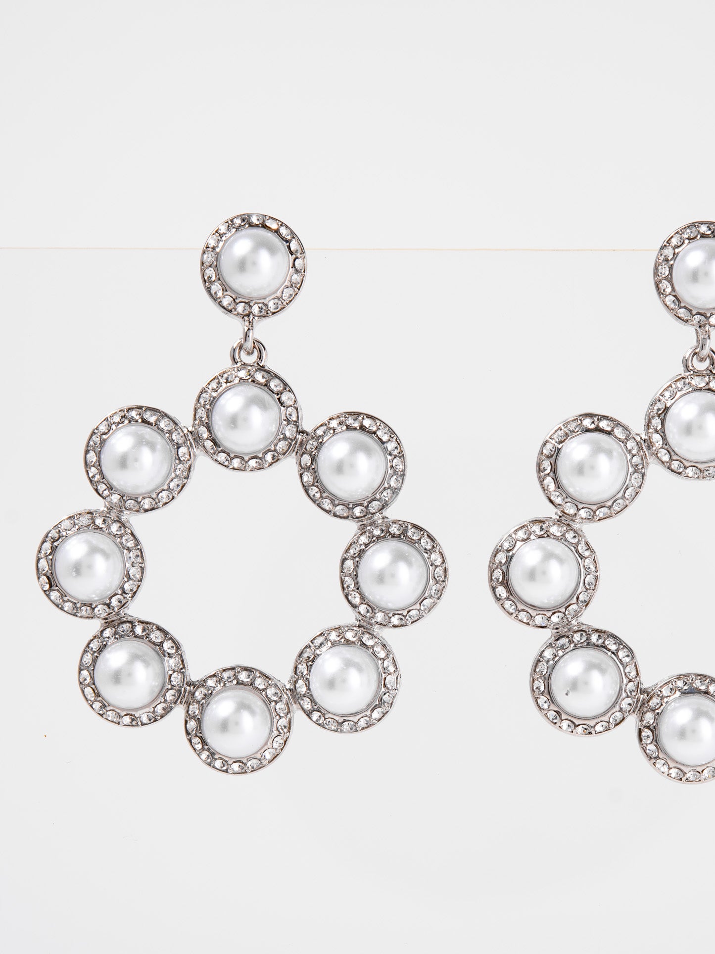 Anastasia Metal Rhinestone Drop Dangle Earrings