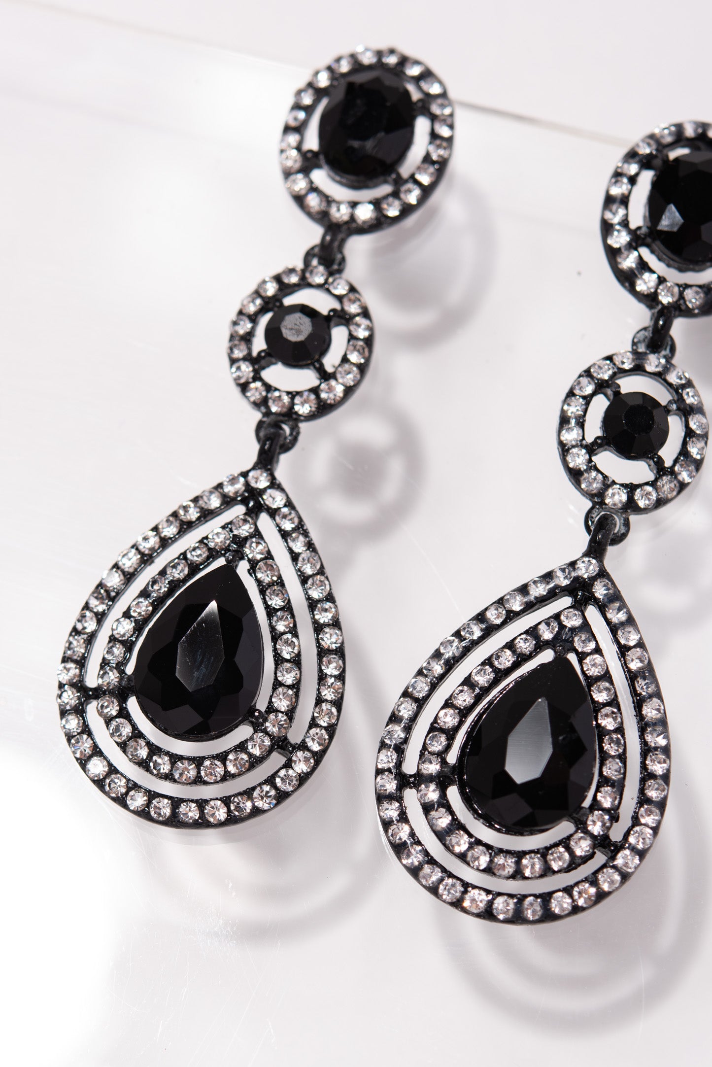 Maeve Drop Rhinestone Earrings