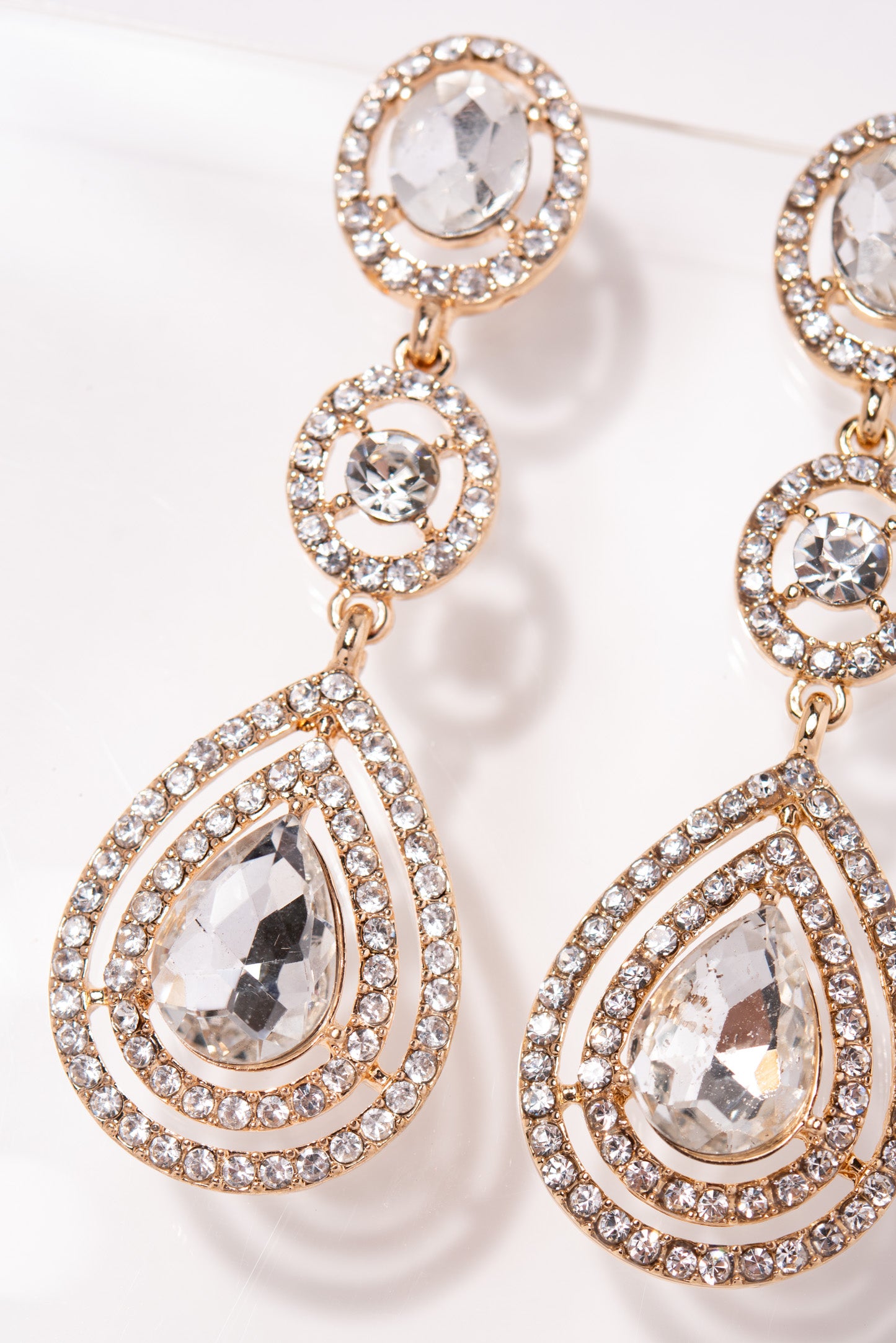 Maeve Drop Rhinestone Earrings