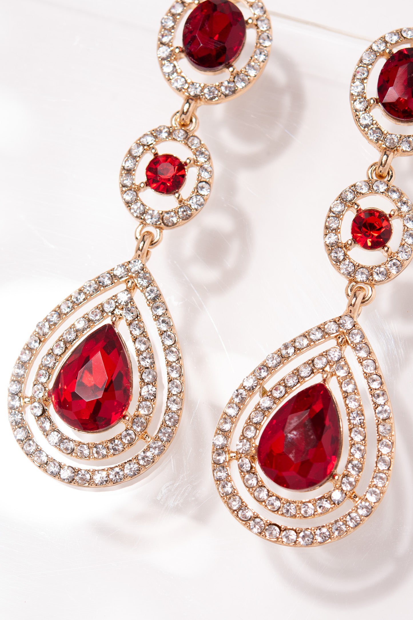 Maeve Drop Rhinestone Earrings