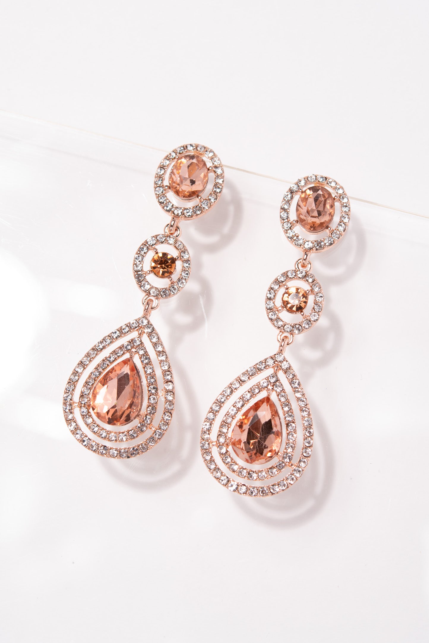 Maeve Drop Rhinestone Earrings