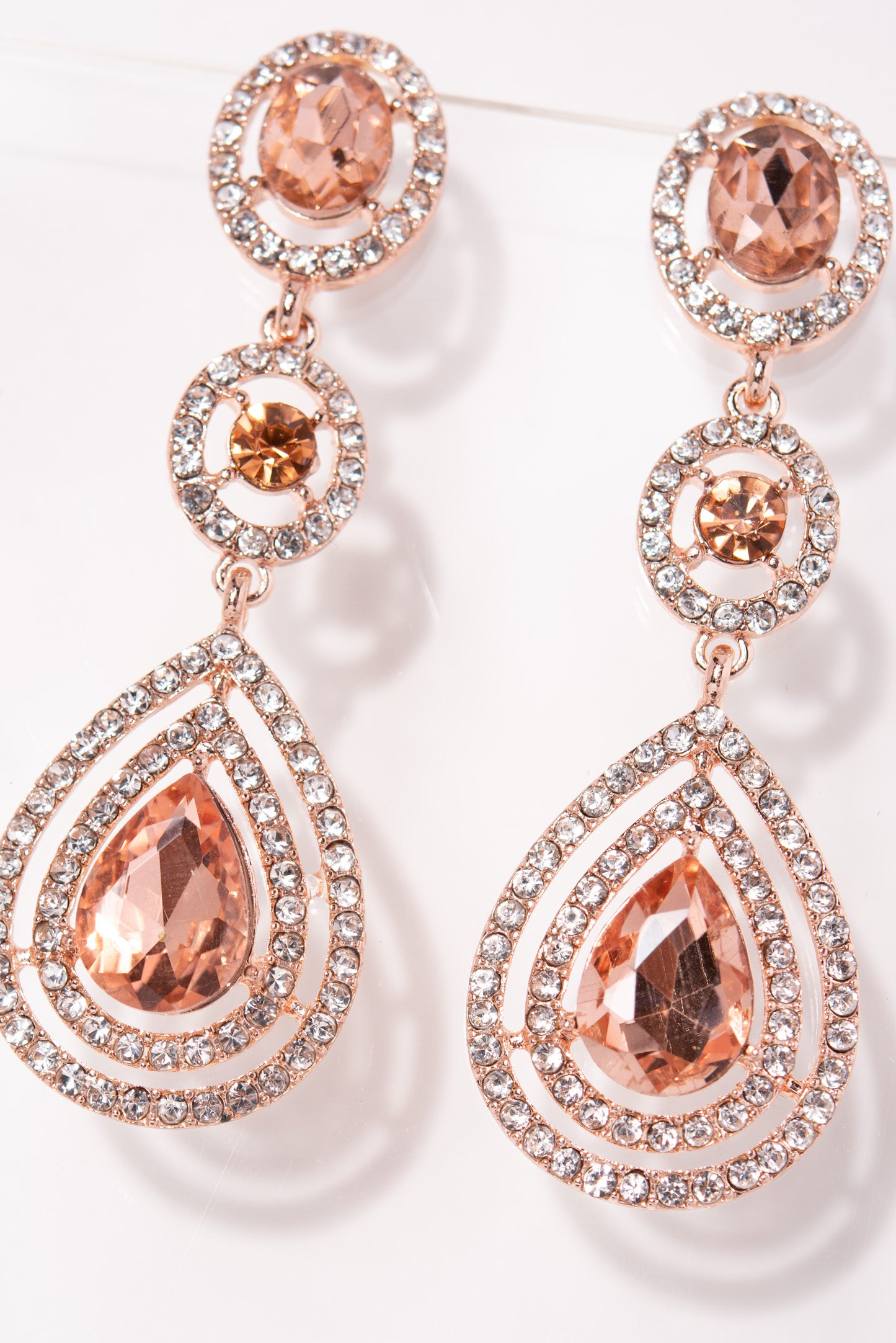 Maeve Drop Rhinestone Earrings