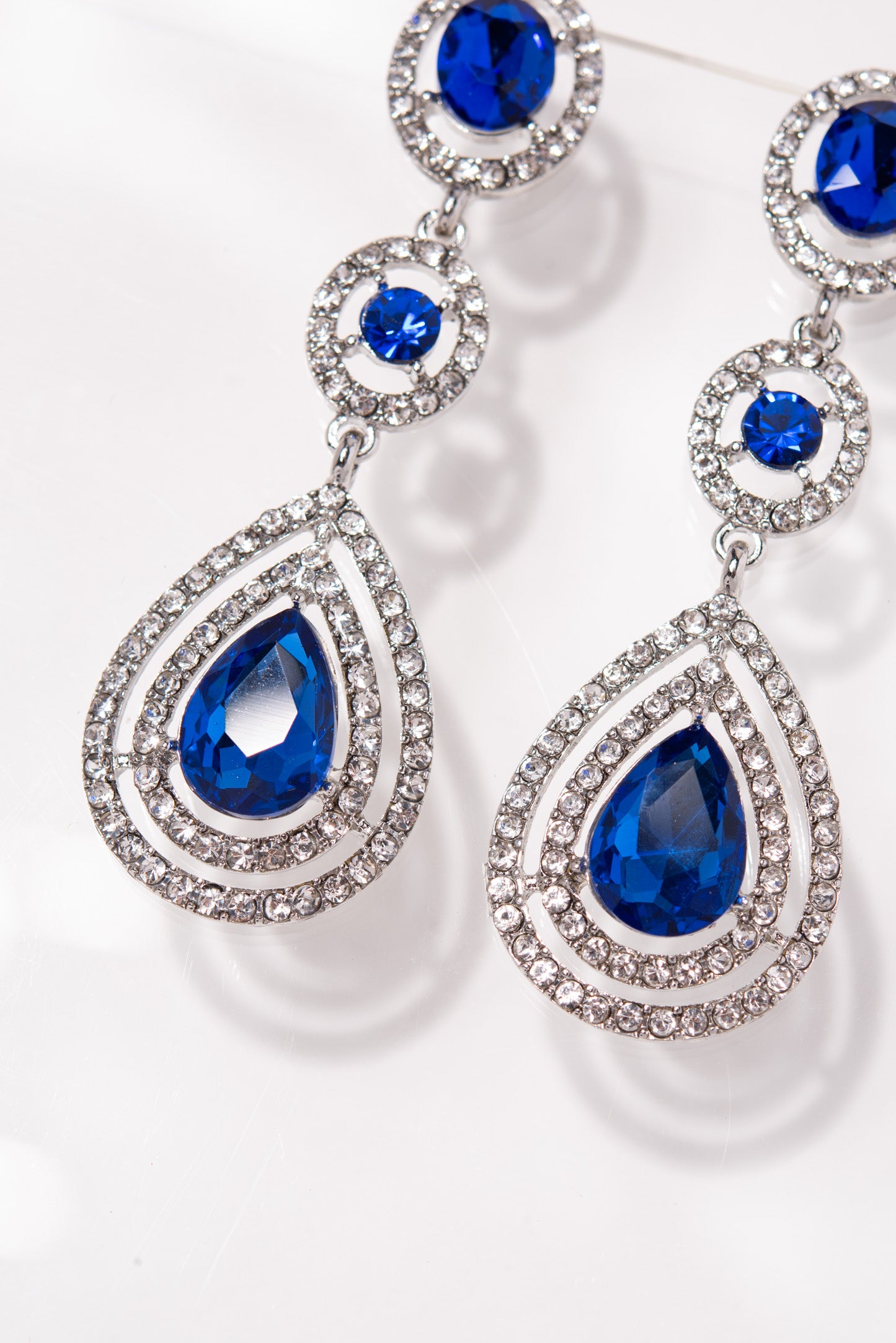 Maeve Drop Rhinestone Earrings