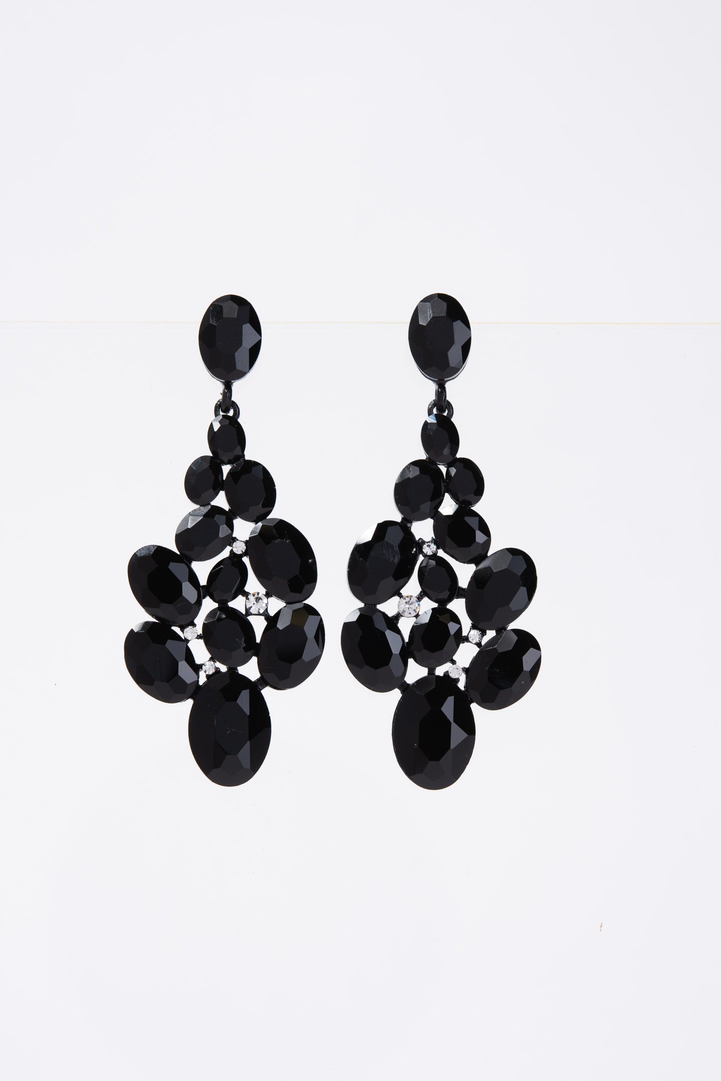 Eliana Crystal Cluster Earrings
