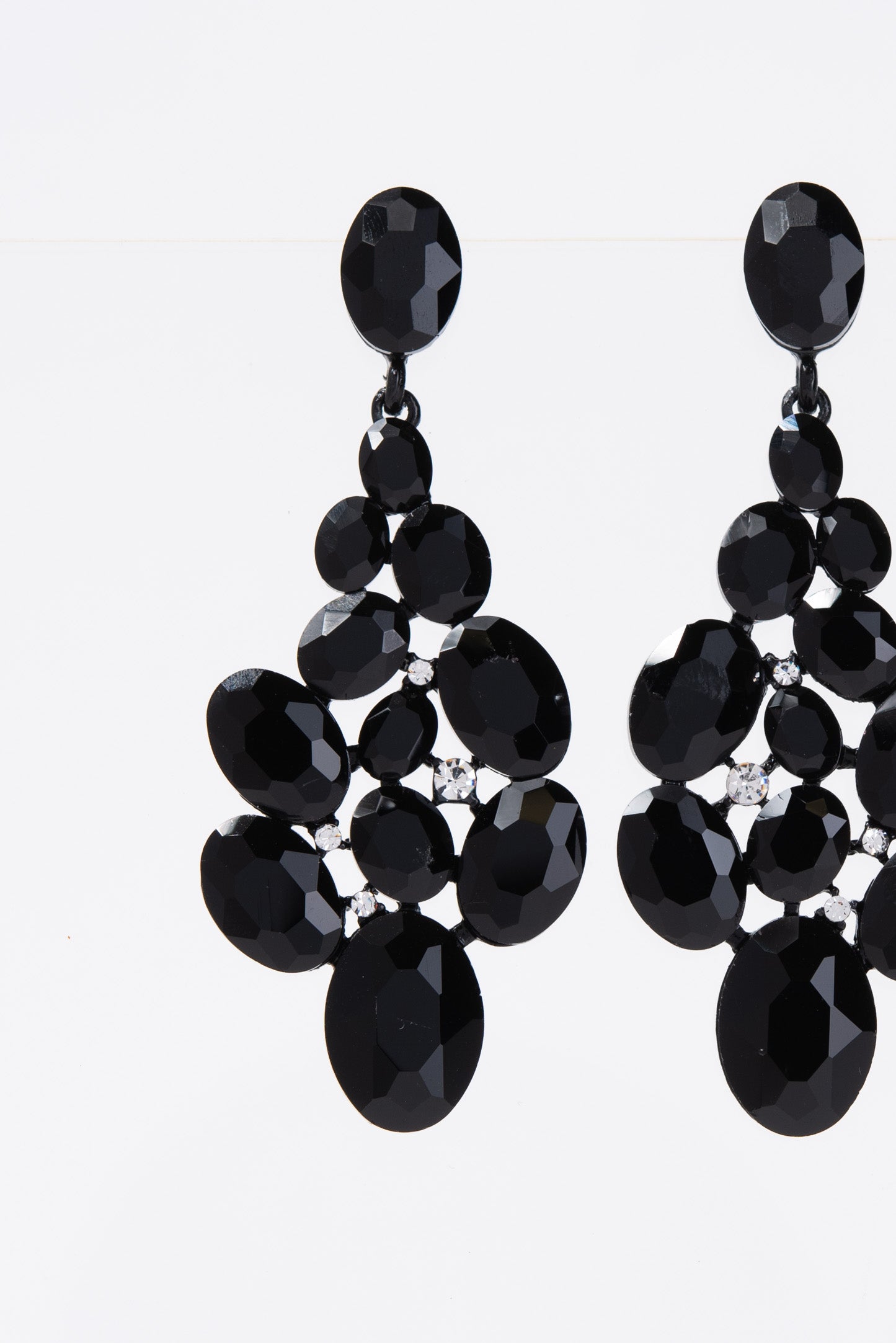 Eliana Crystal Cluster Earrings