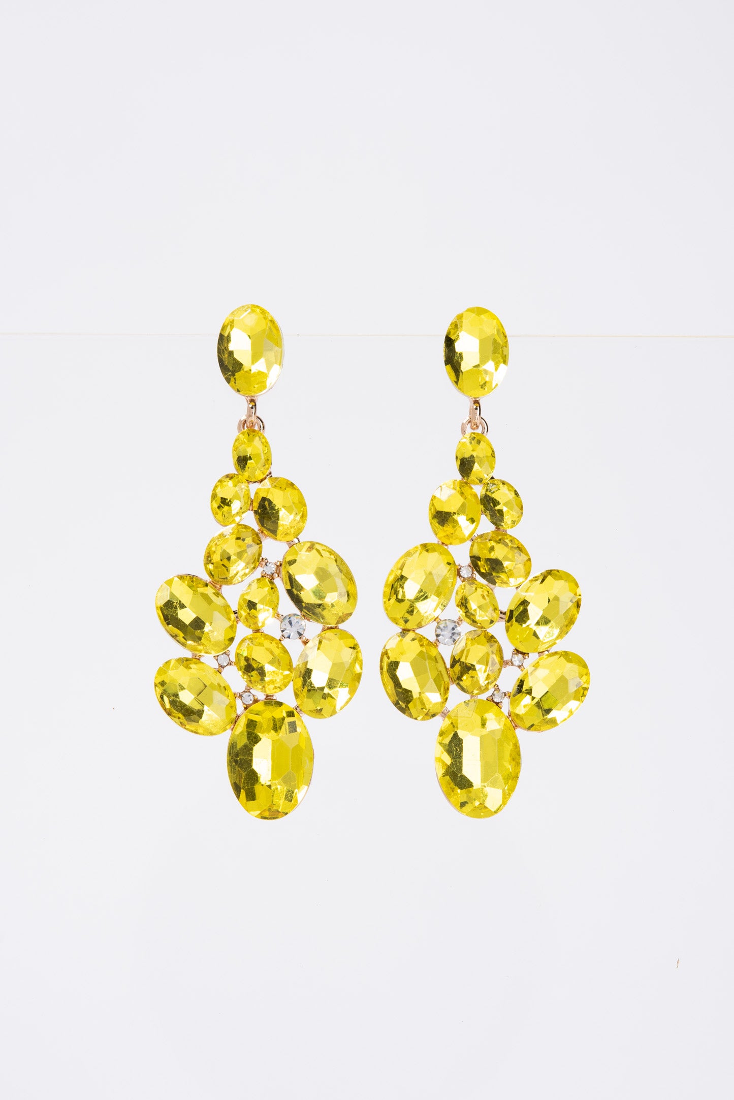 Eliana Crystal Cluster Earrings