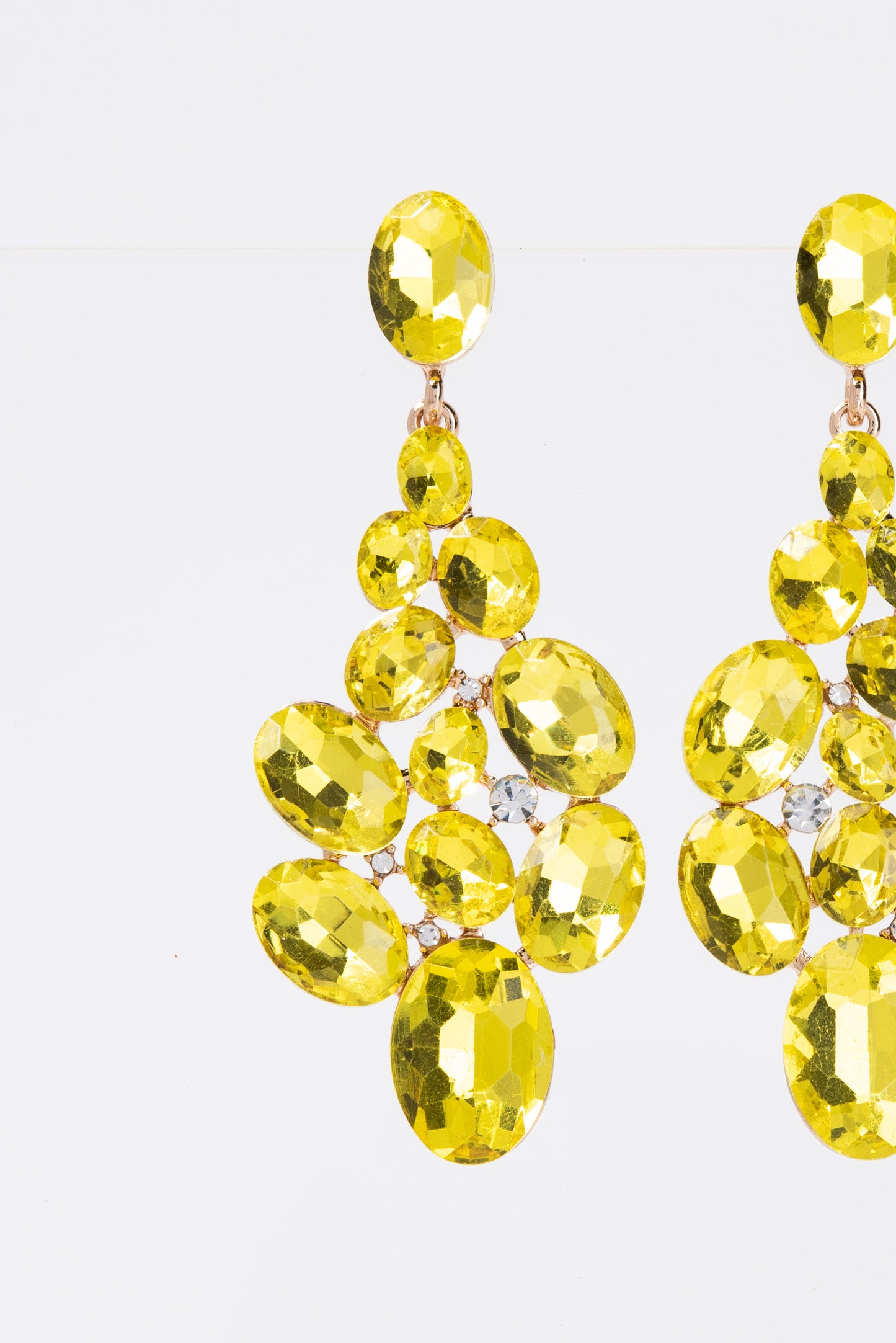 Eliana Crystal Cluster Earrings