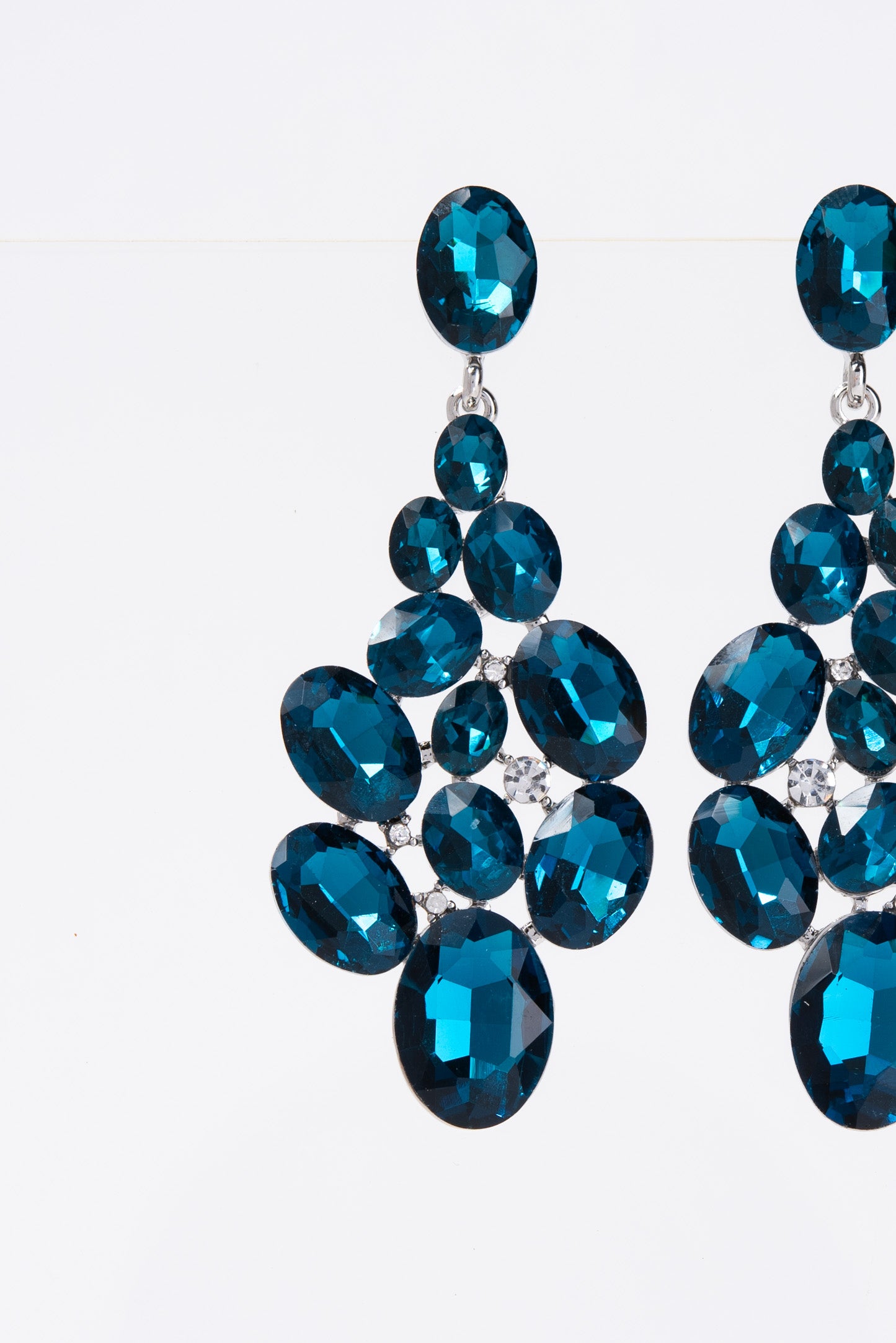Eliana Crystal Cluster Earrings