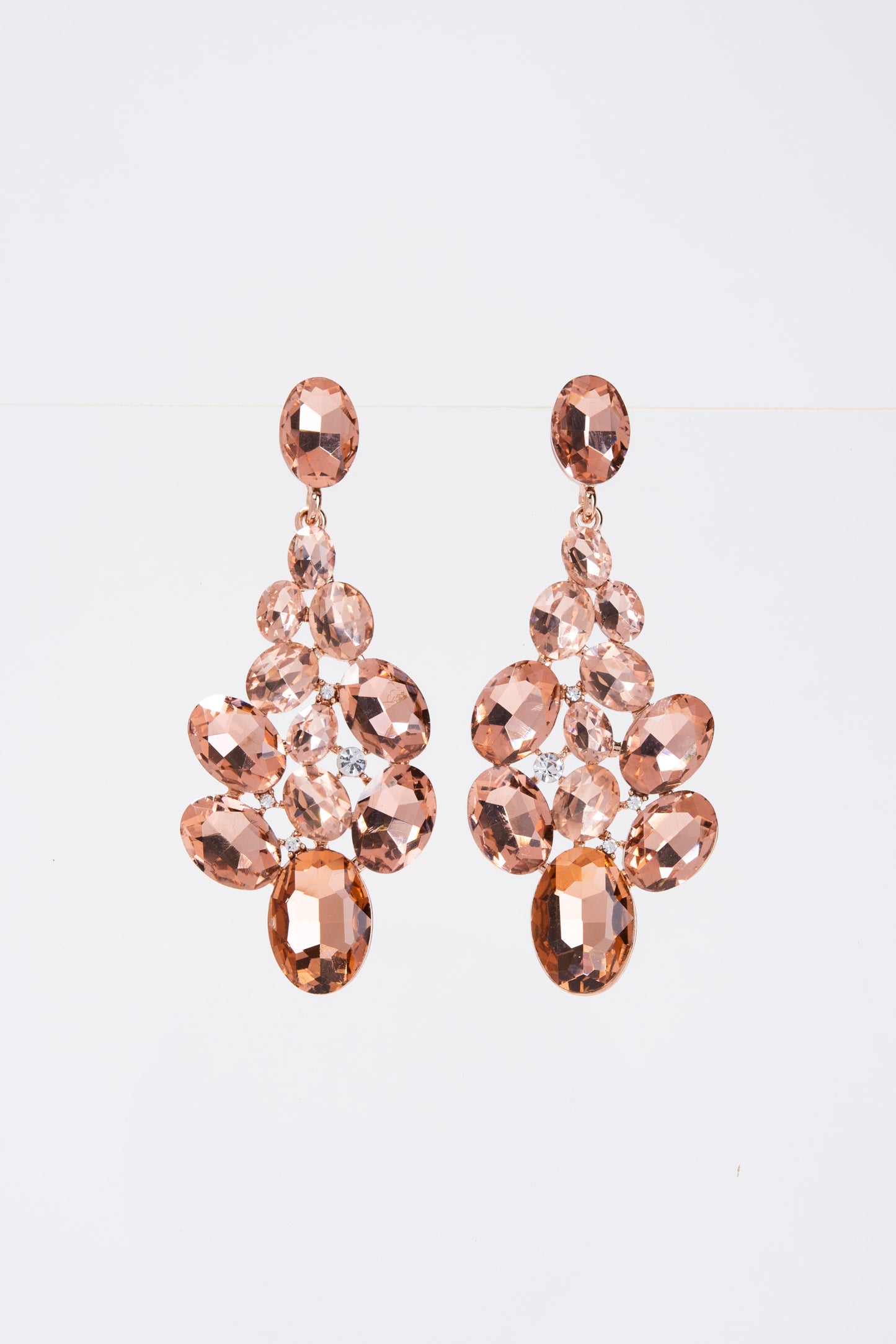Eliana Crystal Cluster Earrings