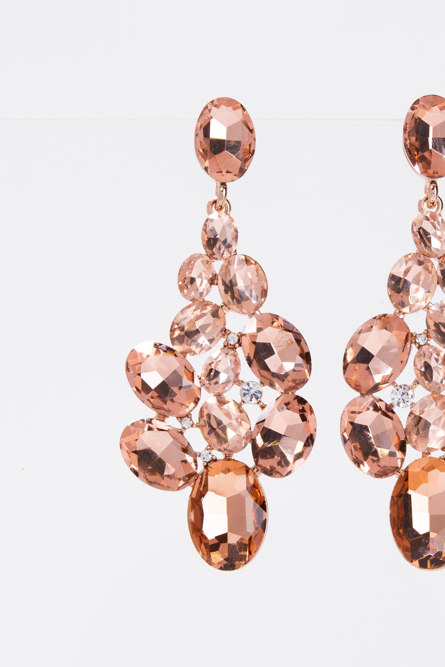 Eliana Crystal Cluster Earrings