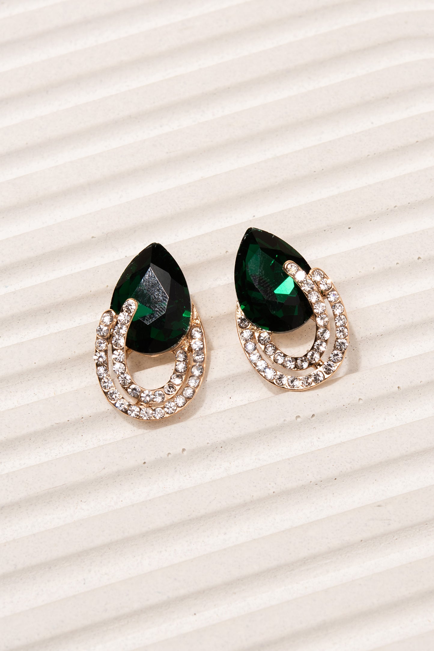 Aspen Pear & Loop Studs