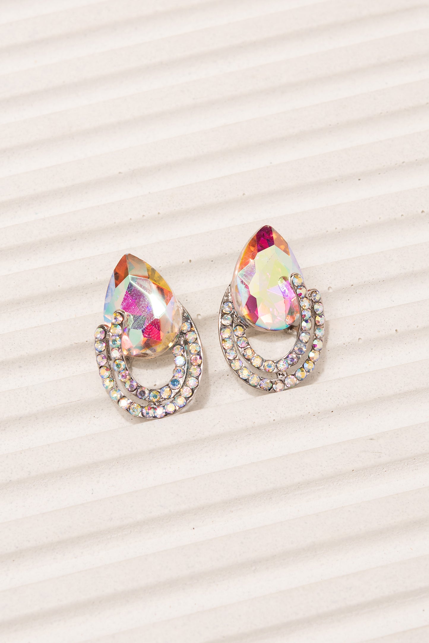 Aspen Pear & Loop Studs