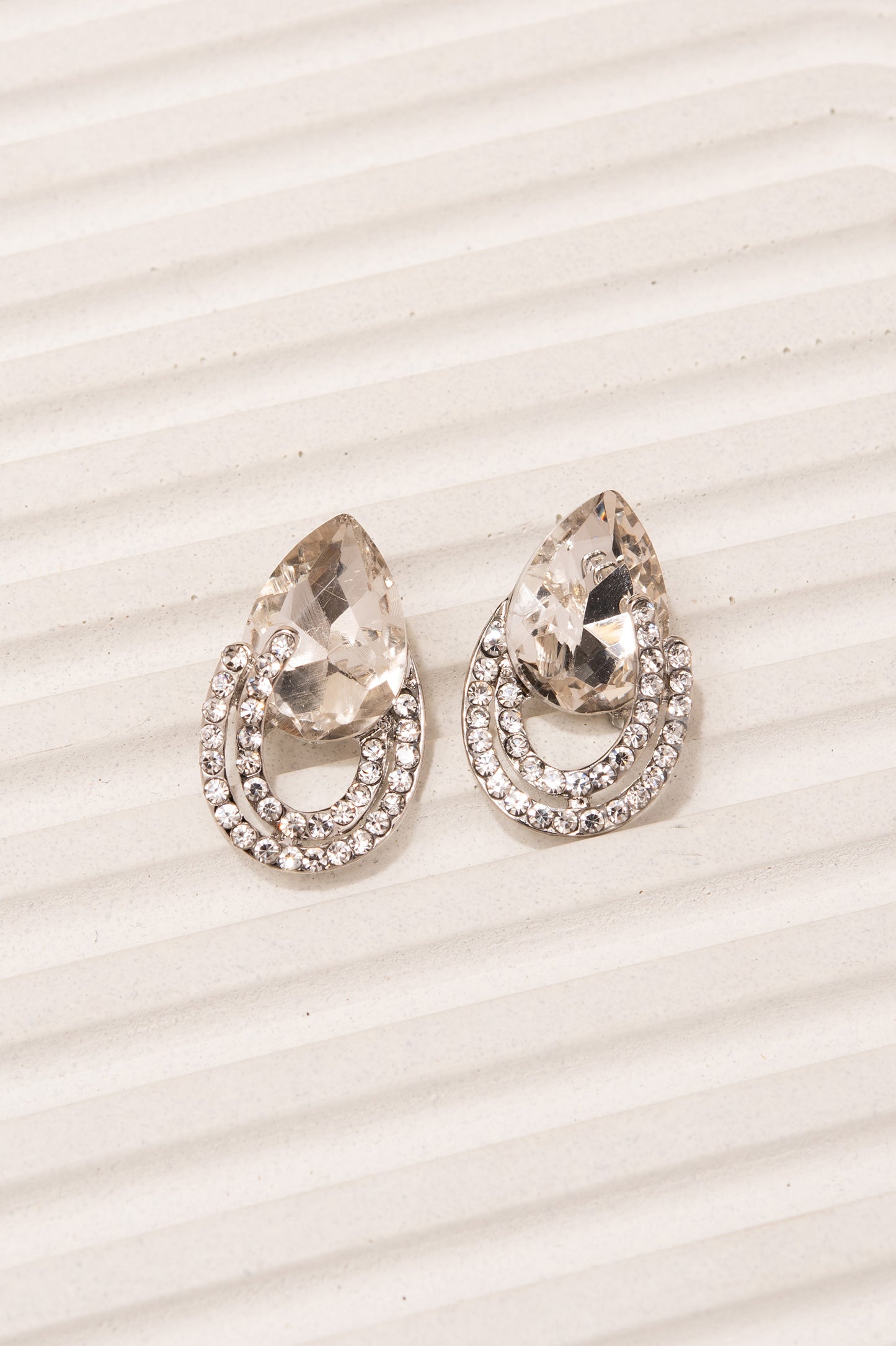 Aspen Pear & Loop Studs