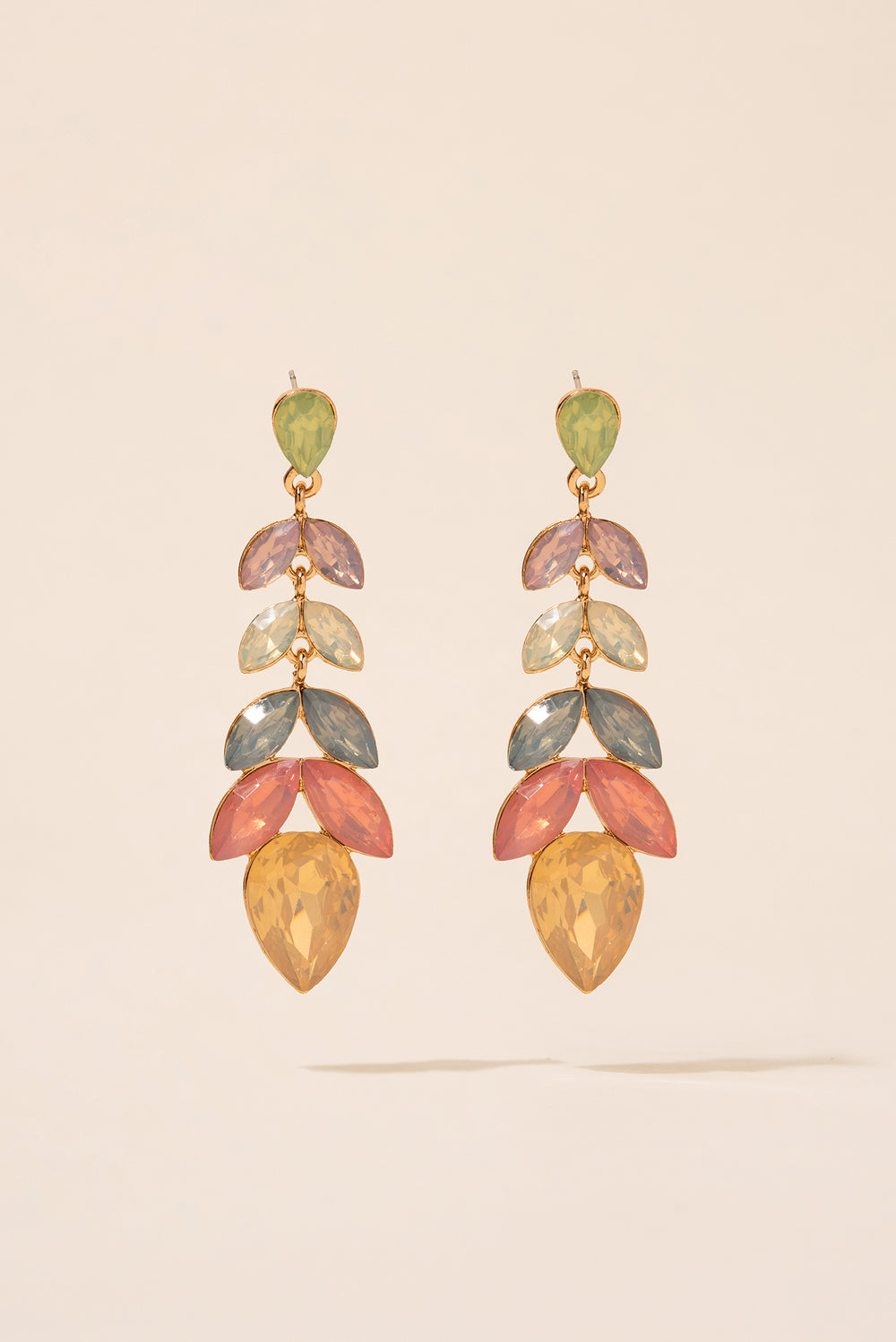 Lillian Flower Petal Earrings