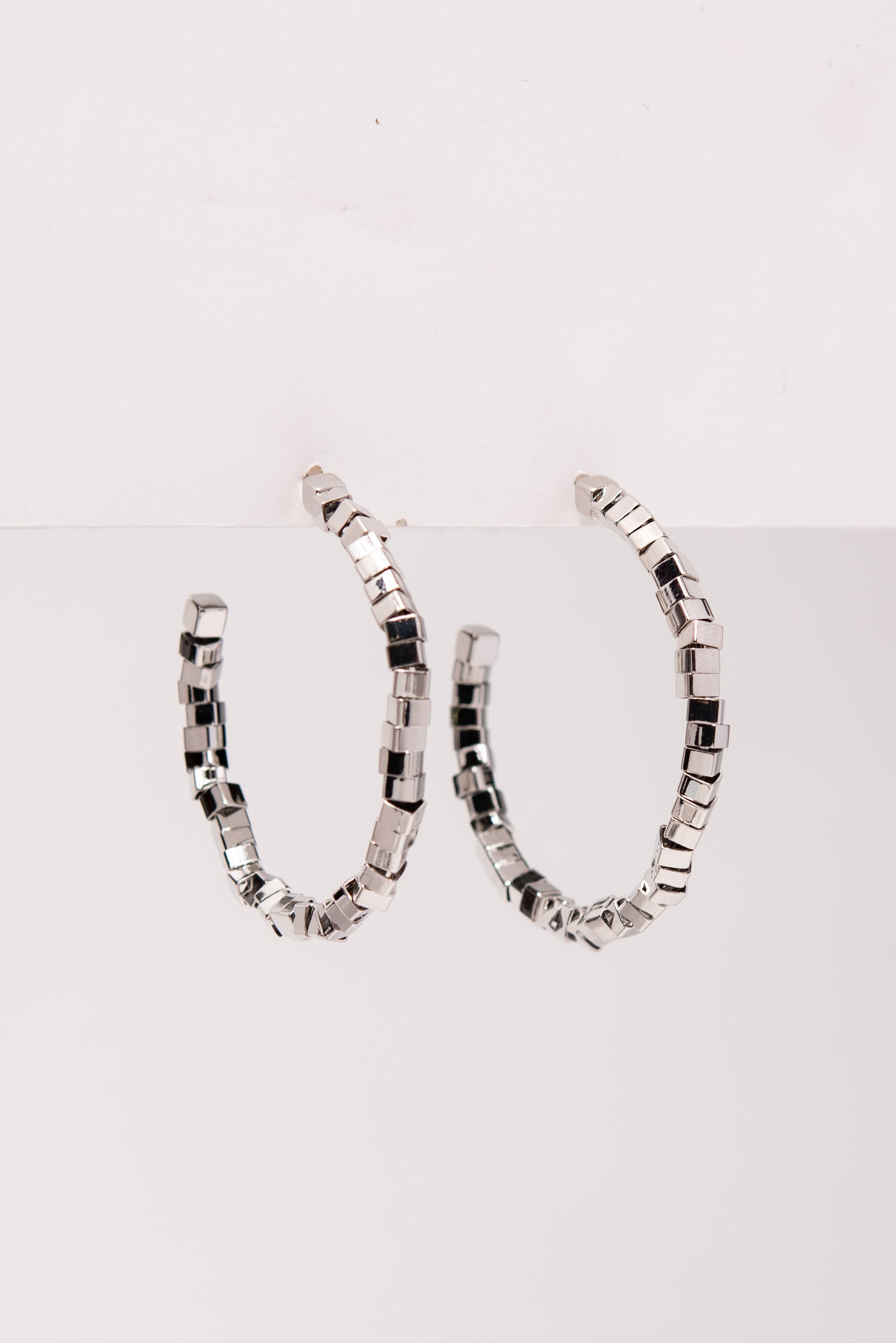 Molly Open Hoop Beaded Earrings