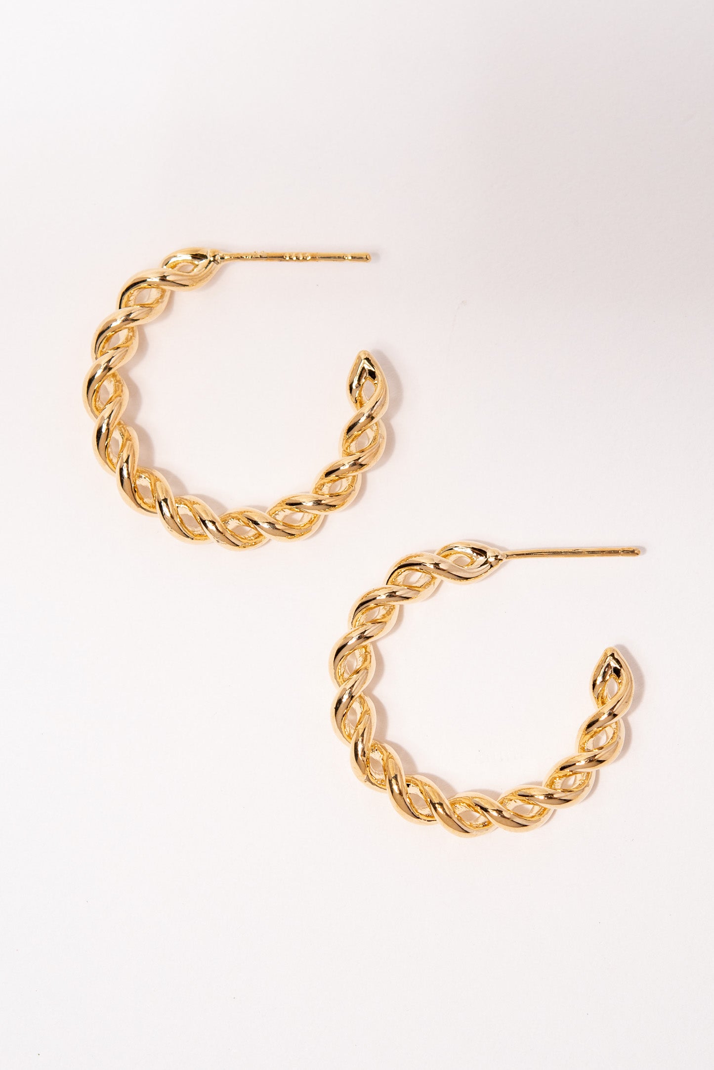 Kamila Twist Open Hoop Earrings