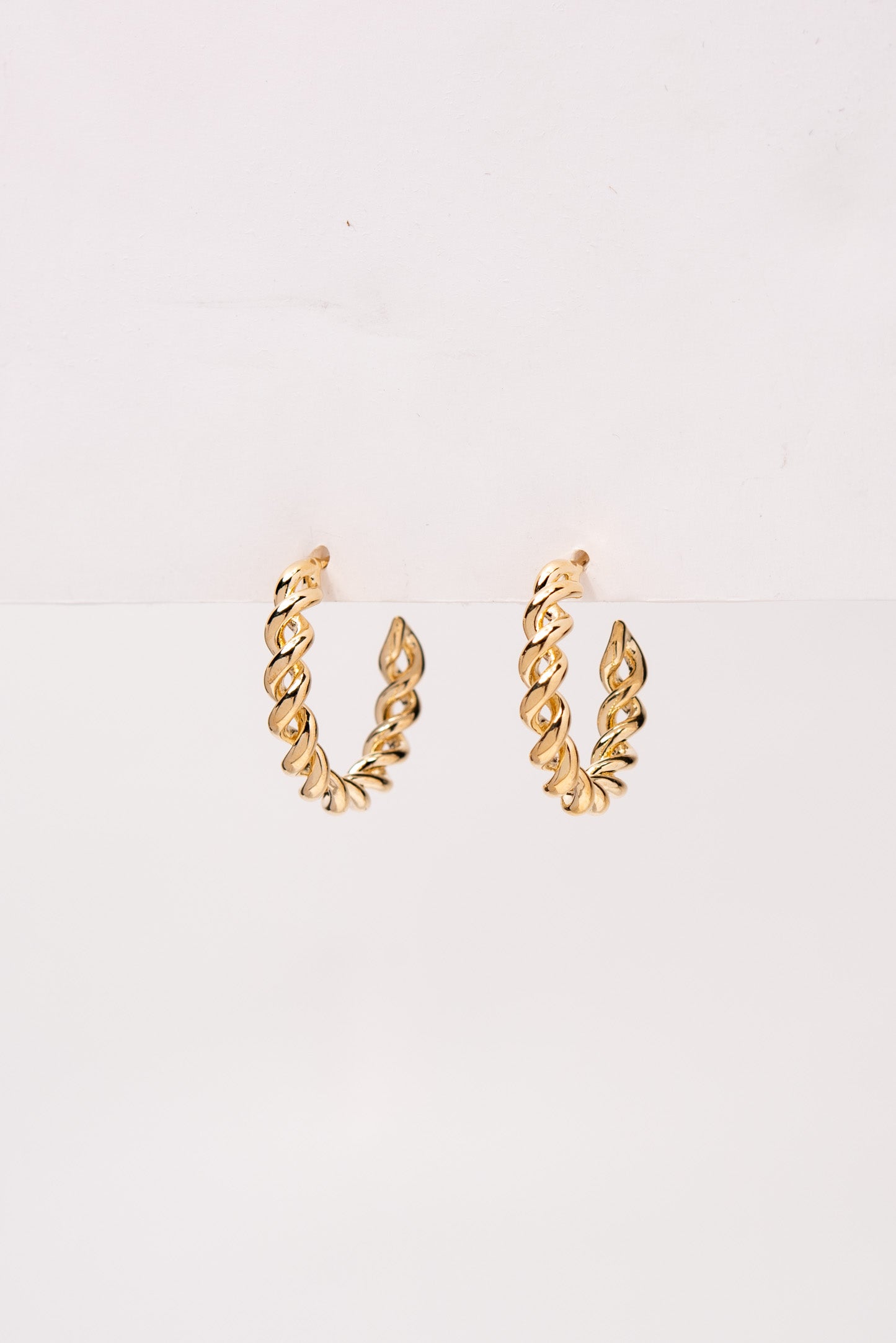 Kamila Twist Open Hoop Earrings