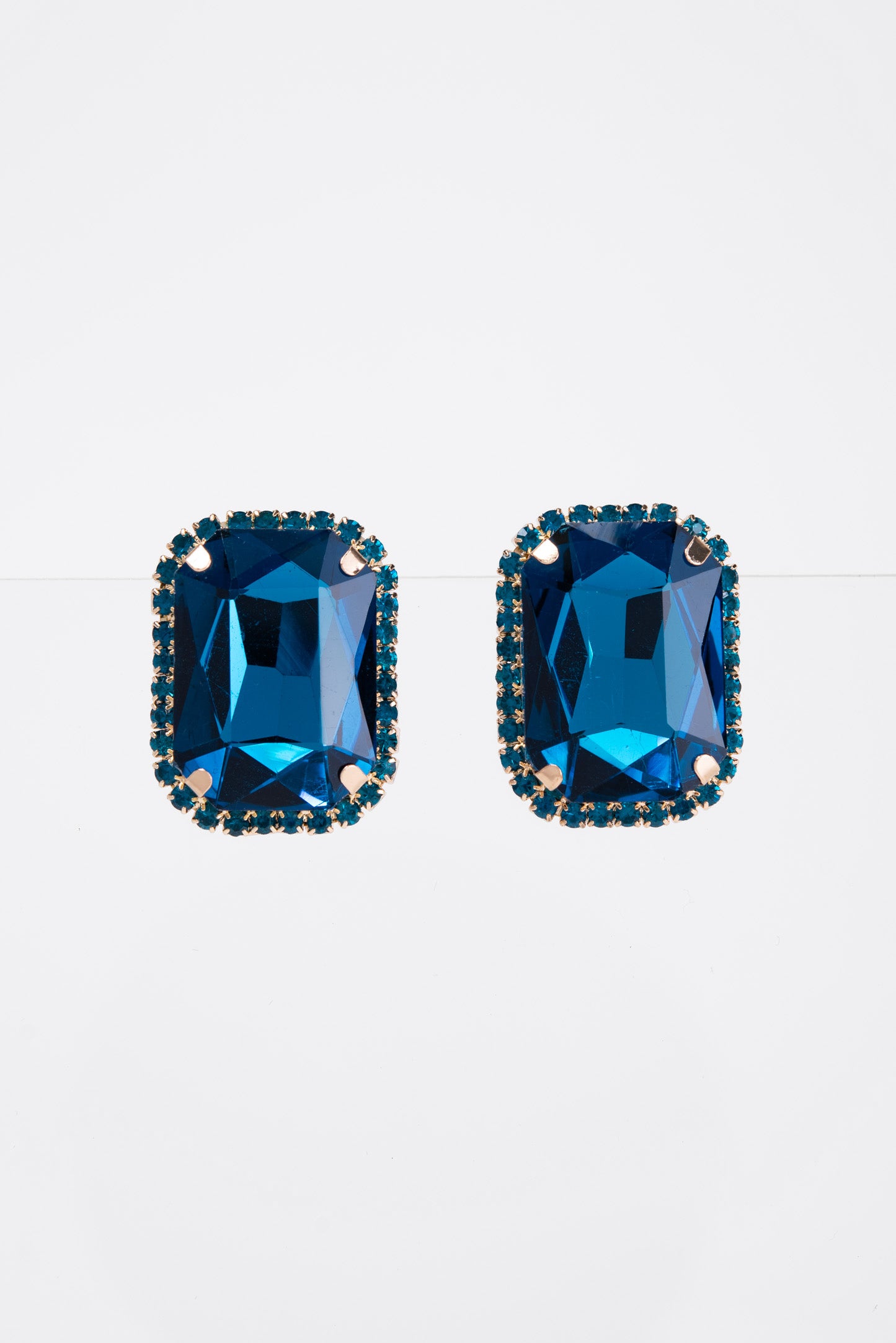 Dahlia Stone Stud Post Earrings