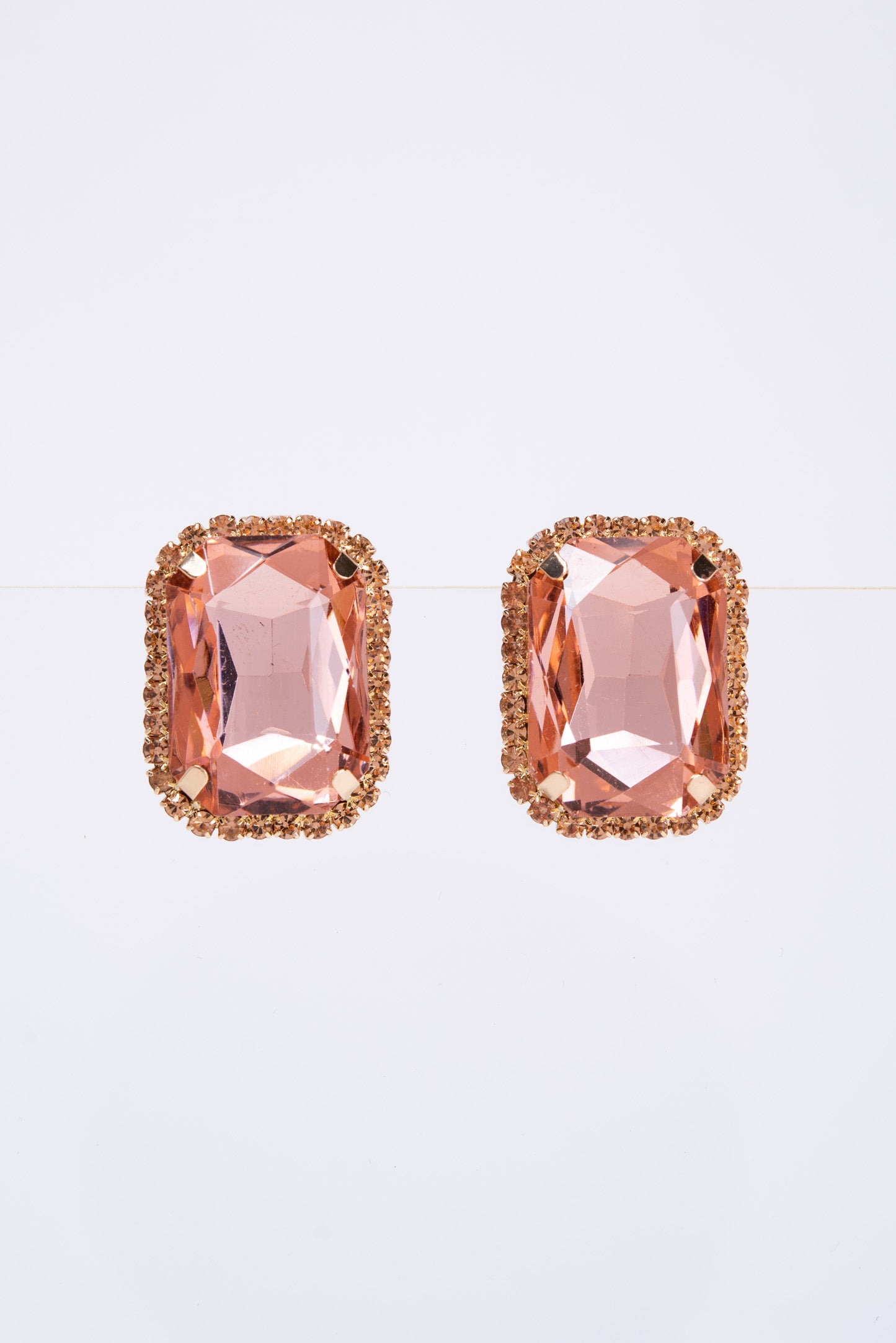 Dahlia Stone Stud Post Earrings