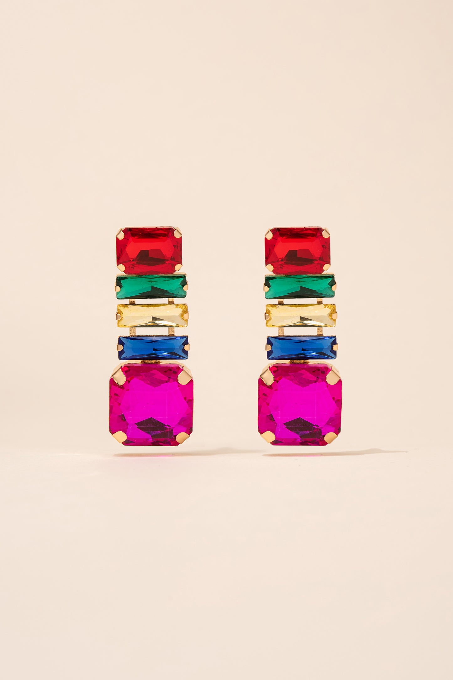 Margot Rhinestone Stack Earrings