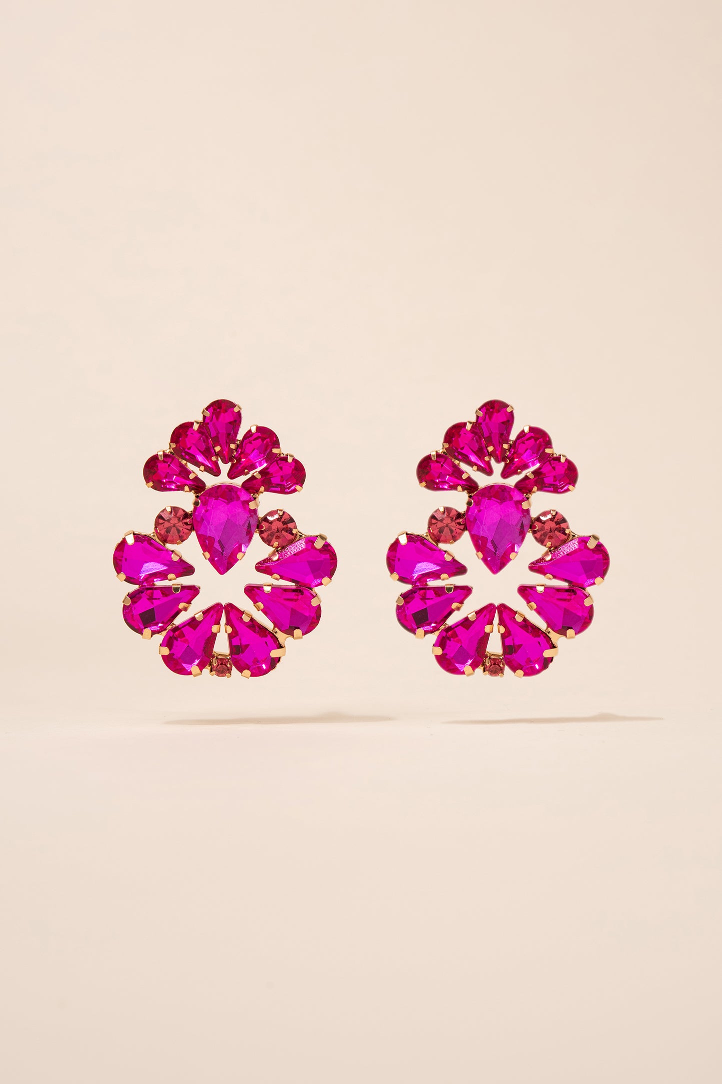 Valerie Floral Rhinestone Earrings