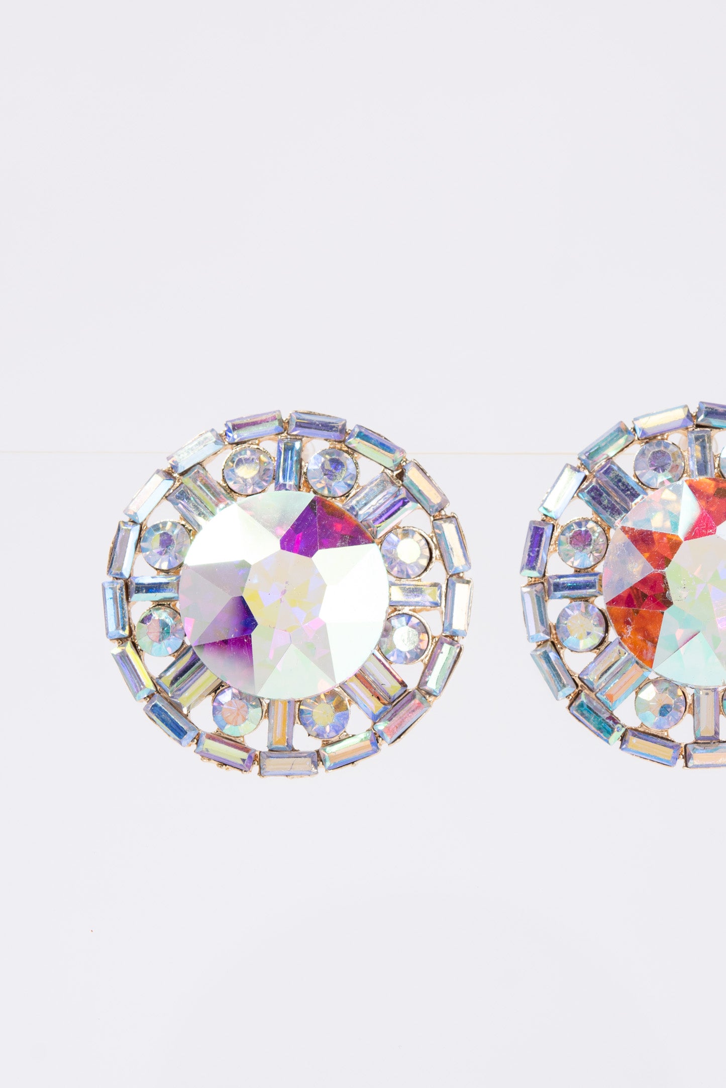 Juliette Vintage Cluster Circle Earrings