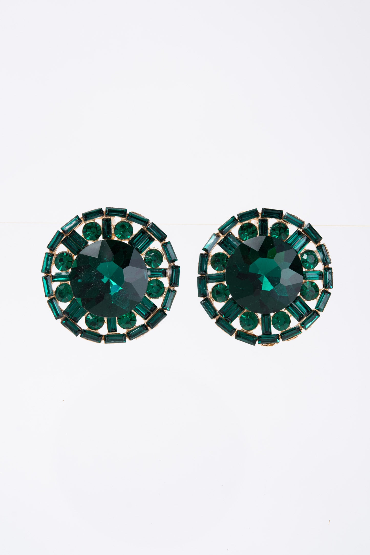 Juliette Vintage Cluster Circle Earrings