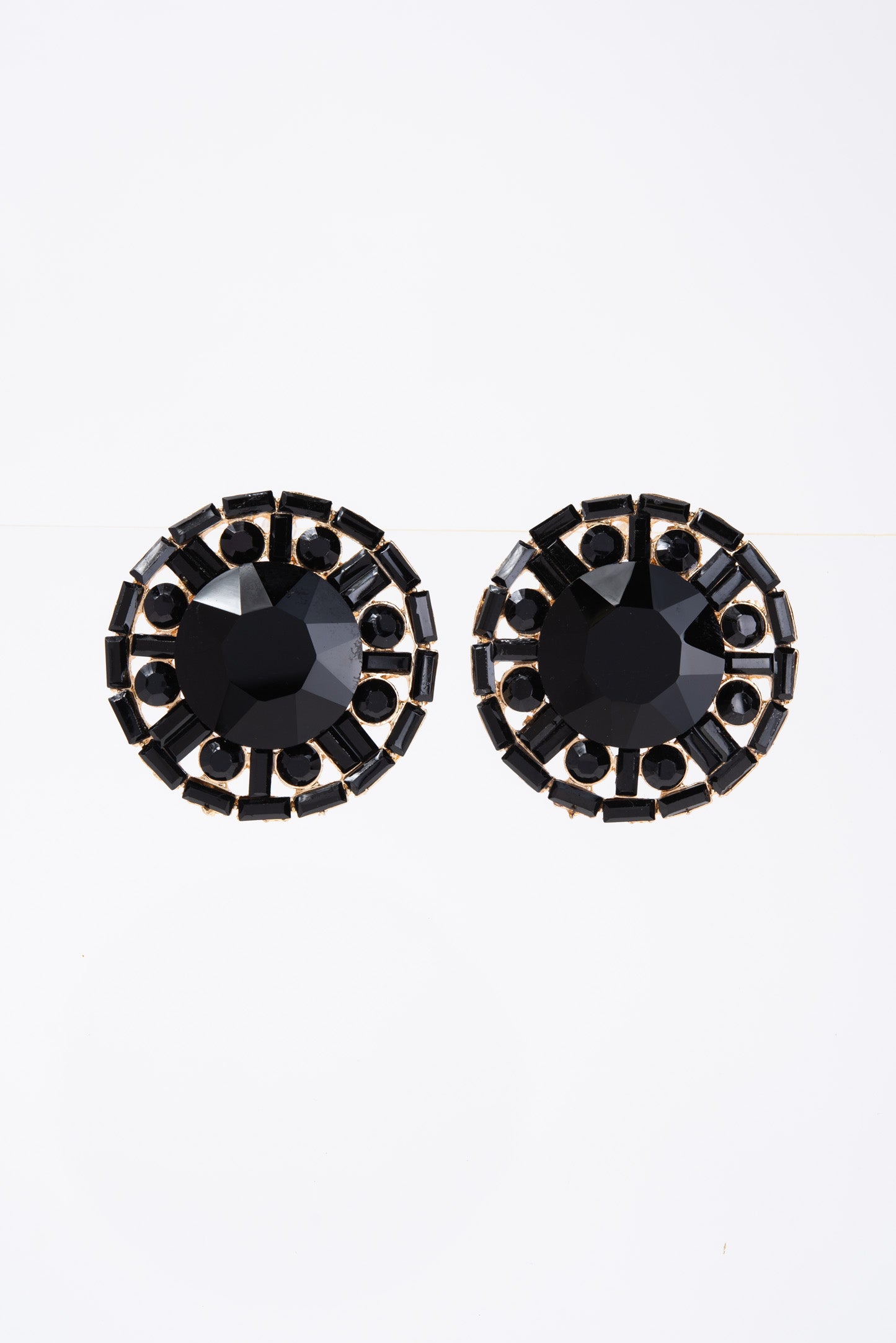 Juliette Vintage Cluster Circle Earrings
