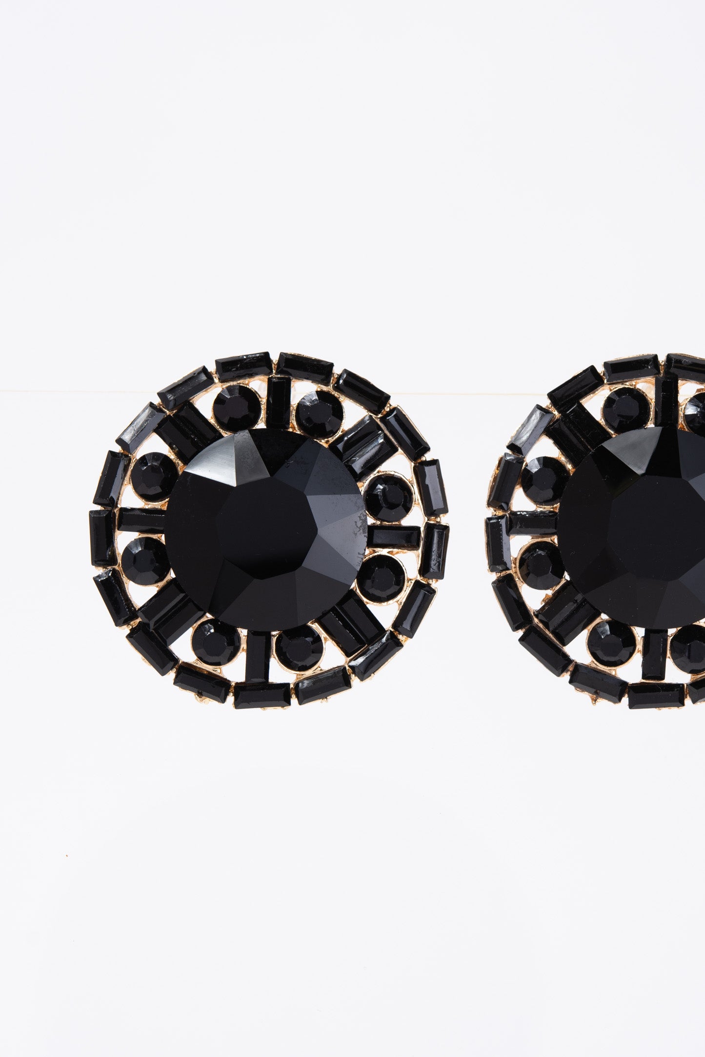 Juliette Vintage Cluster Circle Earrings