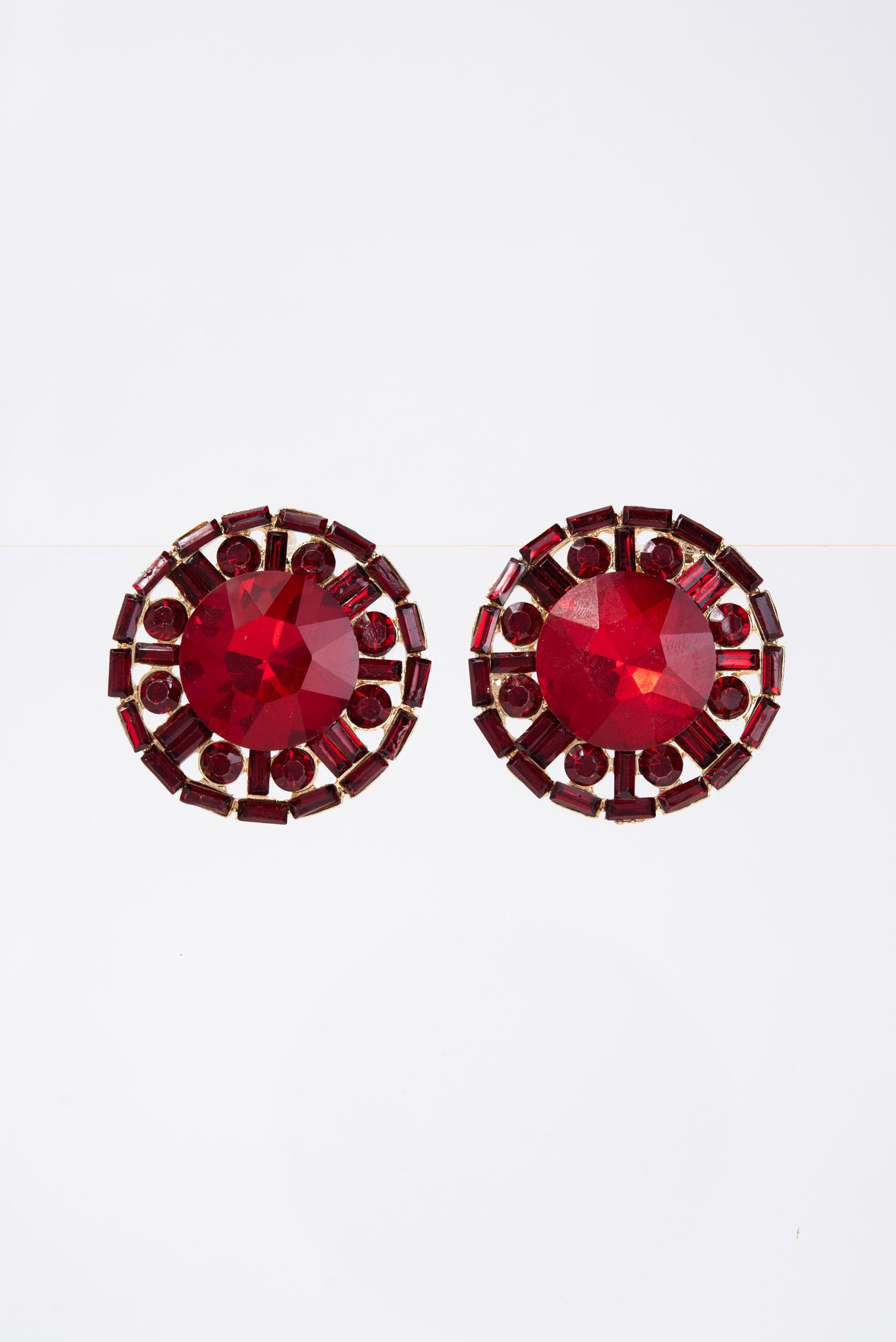 Juliette Vintage Cluster Circle Earrings